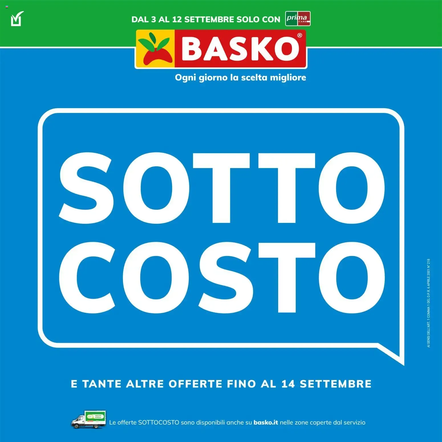 SOTTO COSTO da 3 settembre a 14 settembre di 2026 - Pagina del volantino 1