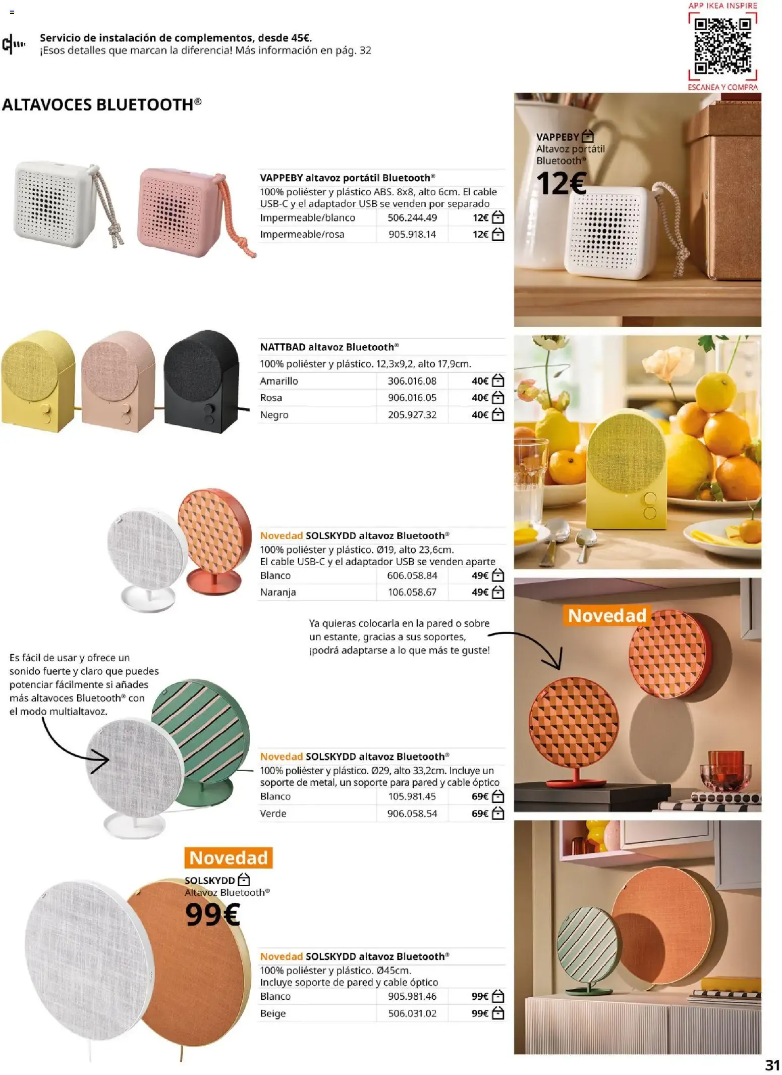 Catálogo de Catálogo IKEA Iluminación y hogar inteligente del 06/03/2026 6 de marzo al 31 de agosto 2026 - Página 30