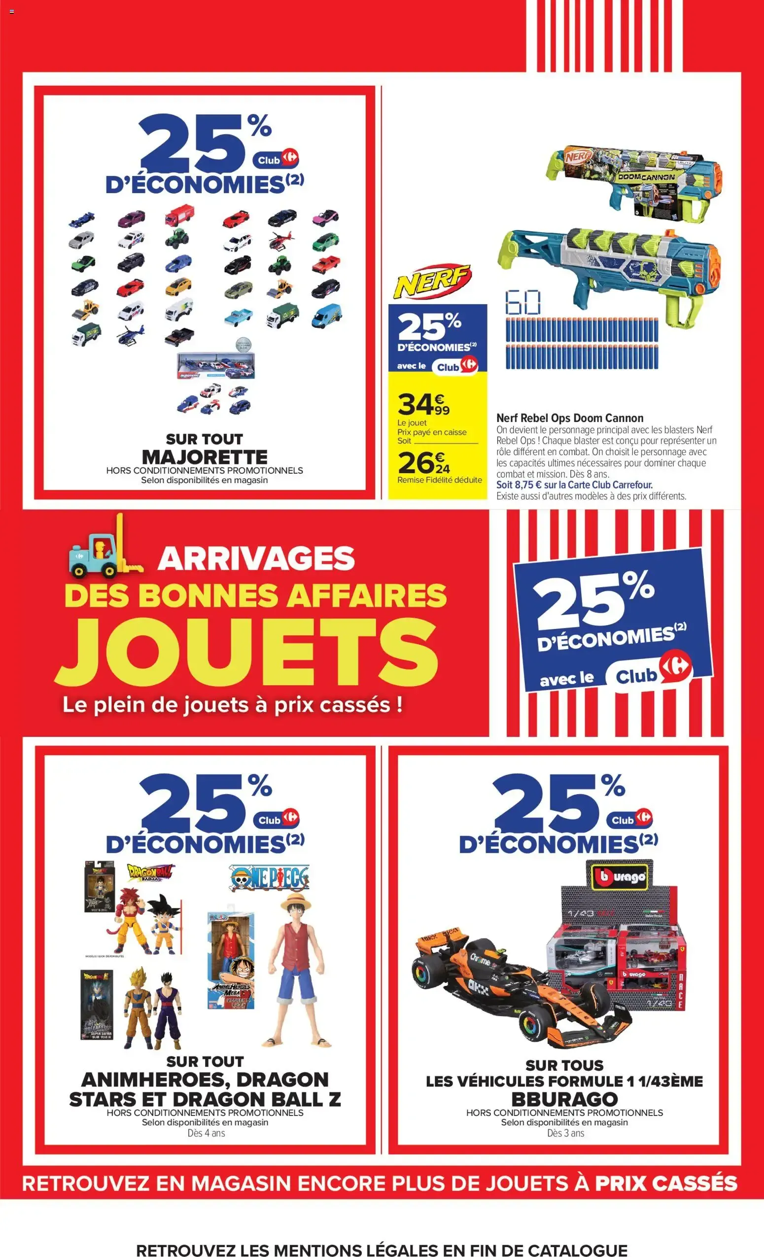 Carrefour Jouets arrivages des bonnes affaires à partir du 22/09/2026 - promo en ligne du 22 septembre au 5 octobre 2026 - Catalogue page 7
