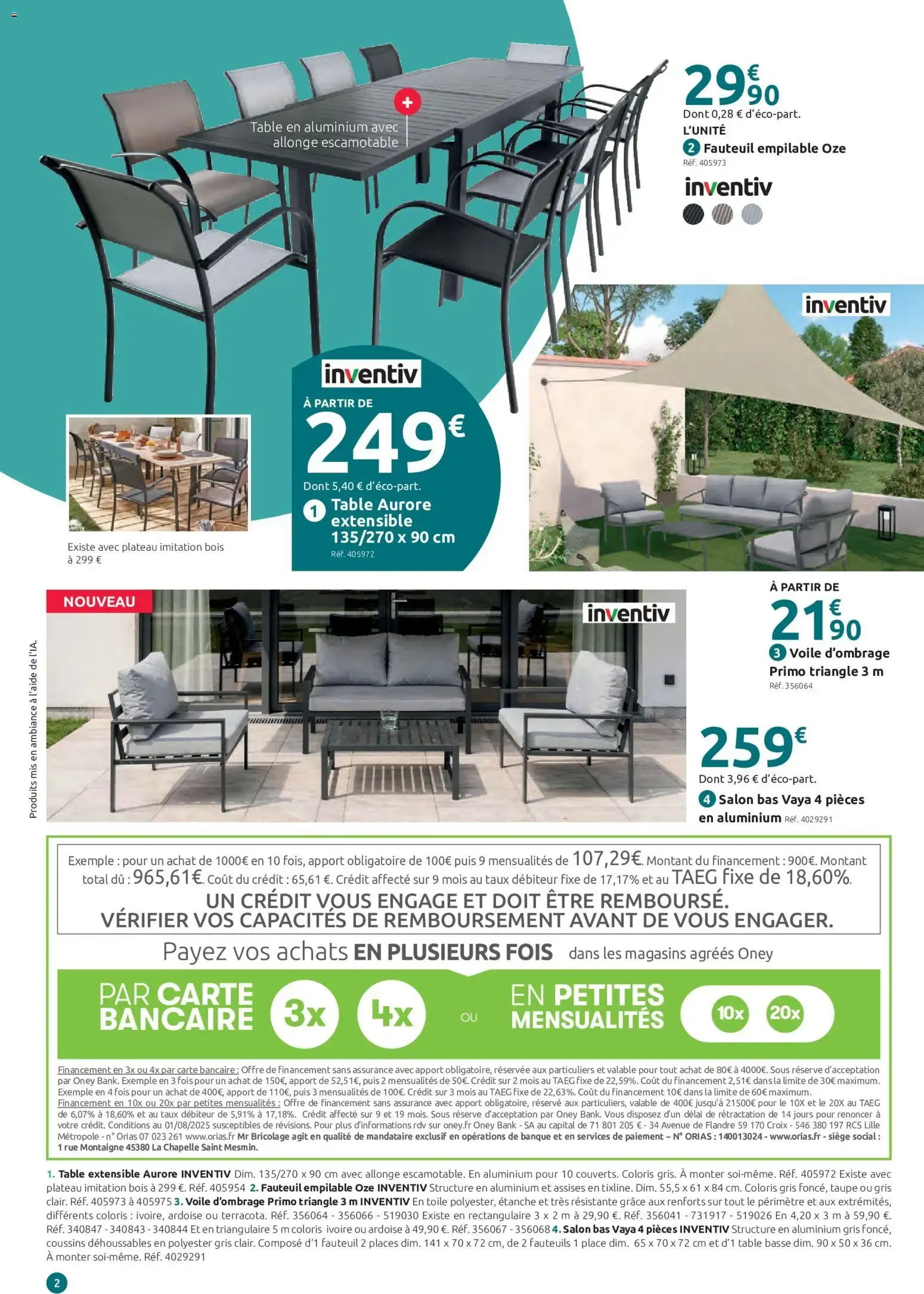 OPÉRATION AMÉNAGEMENT EXTÉRIEUR du 27 mai au 14 juin 2026 - Catalogue page 2