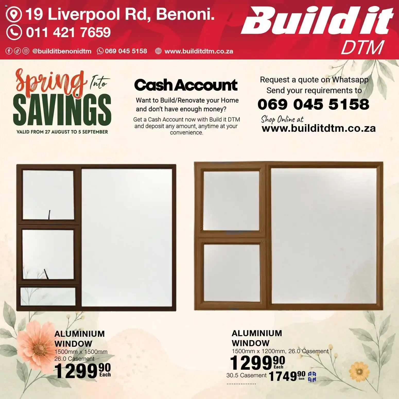 Build it DTM - Spring Savings from 27 August to 5 September 2023 - Catalogue Page 8