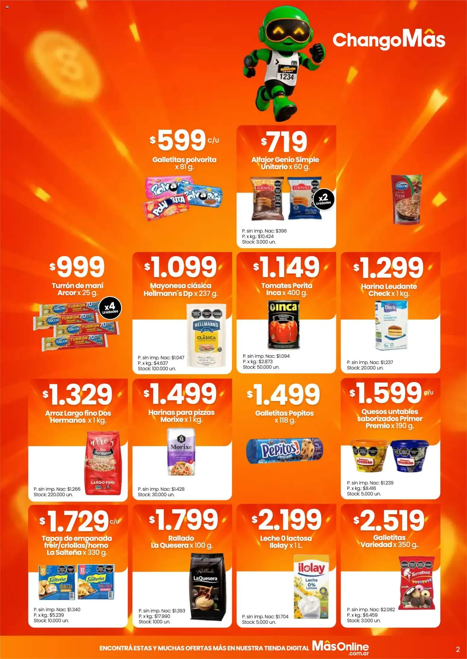 Ofertas de Changomas Súper Maratón || del 28/07/2026 - 03/08/2026 || Catálogo 28 de julio al 3 de agosto 2026 - Página 2 del catálogo