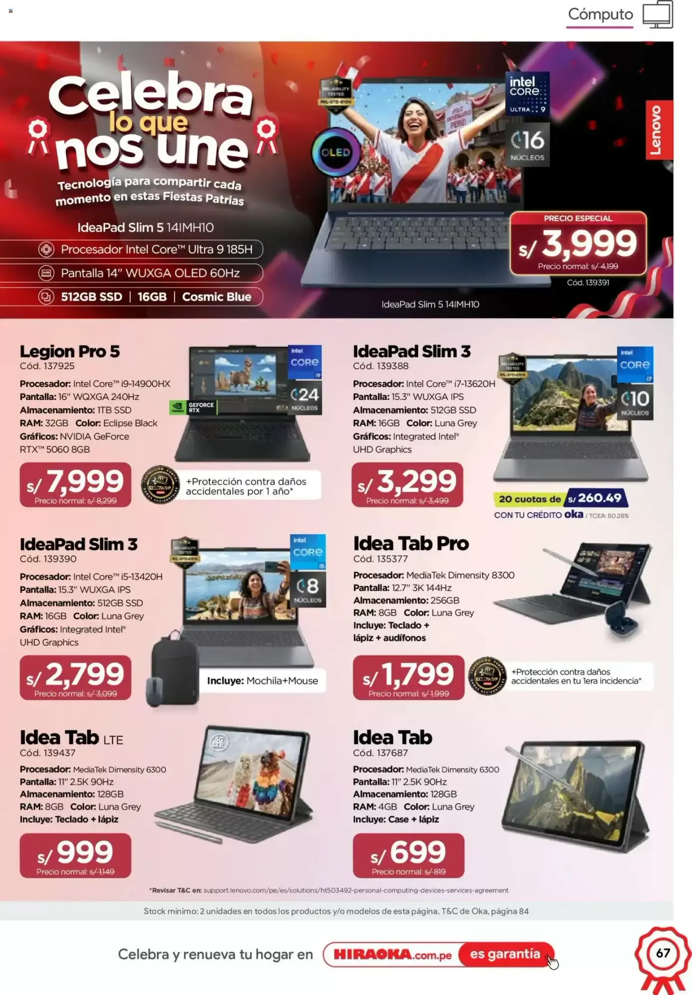 Catalogo de Catálogo Hiraoka 11 de julio al 31 de julio 2026 - Pag 67