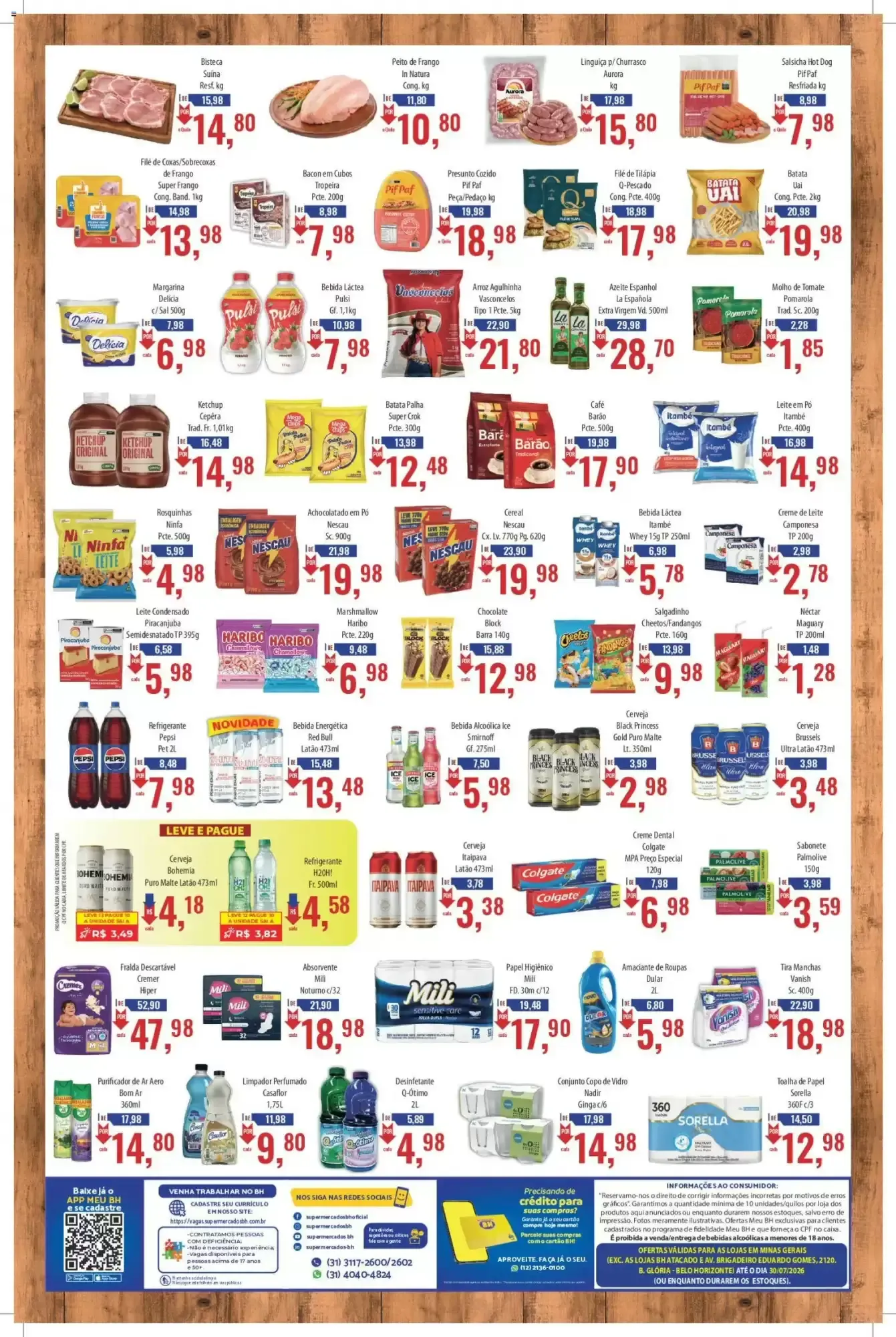 Encarte de Folheto Supermercados BH 16 de julho até 30 de julho 2026 - Pagina 2