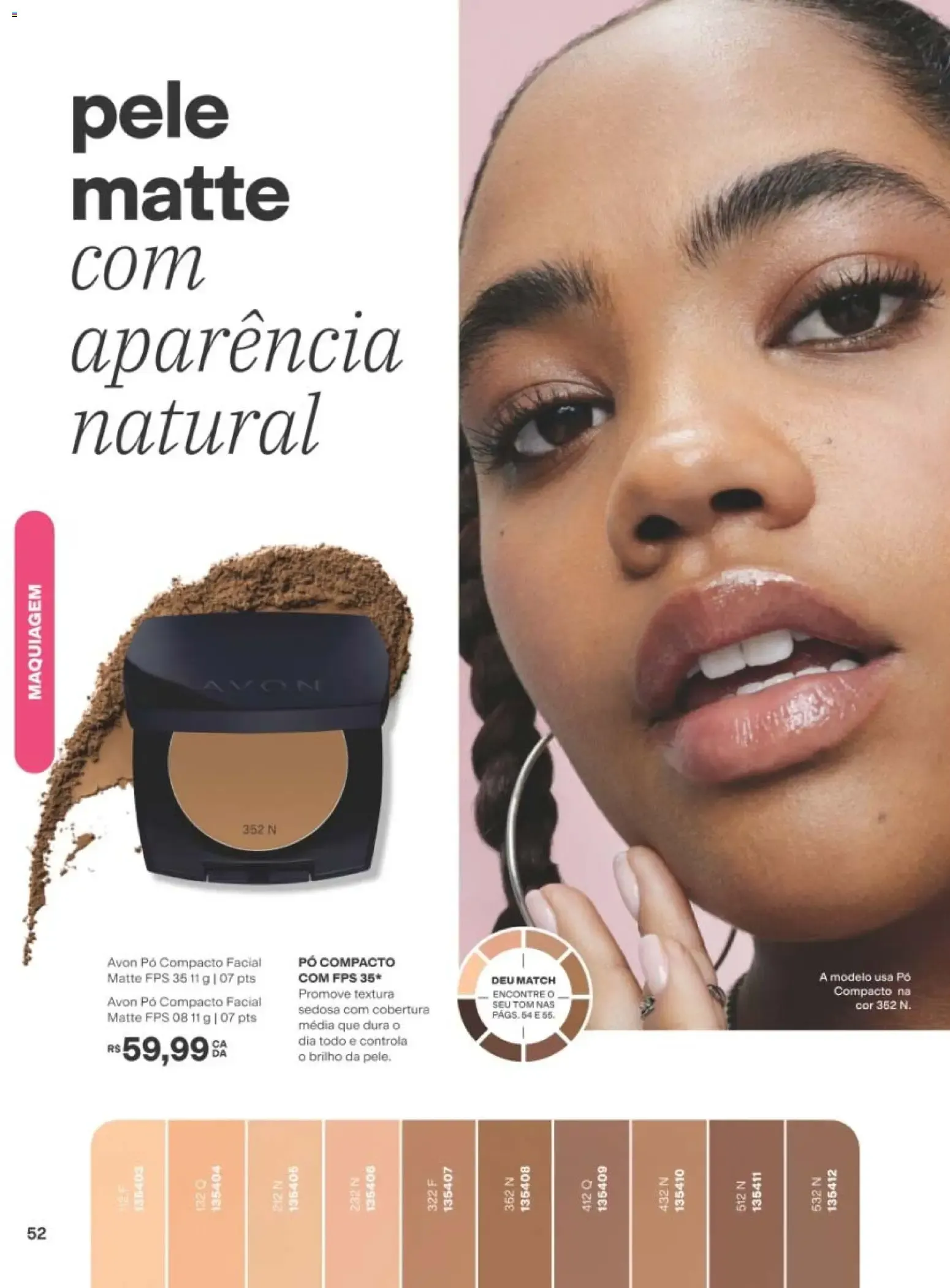Encarte de Revista Avon folheto - Campanha 13 de 10/08/2026 | Promoção Online 10 de agosto até 31 de agosto 2026 - Pagina 52