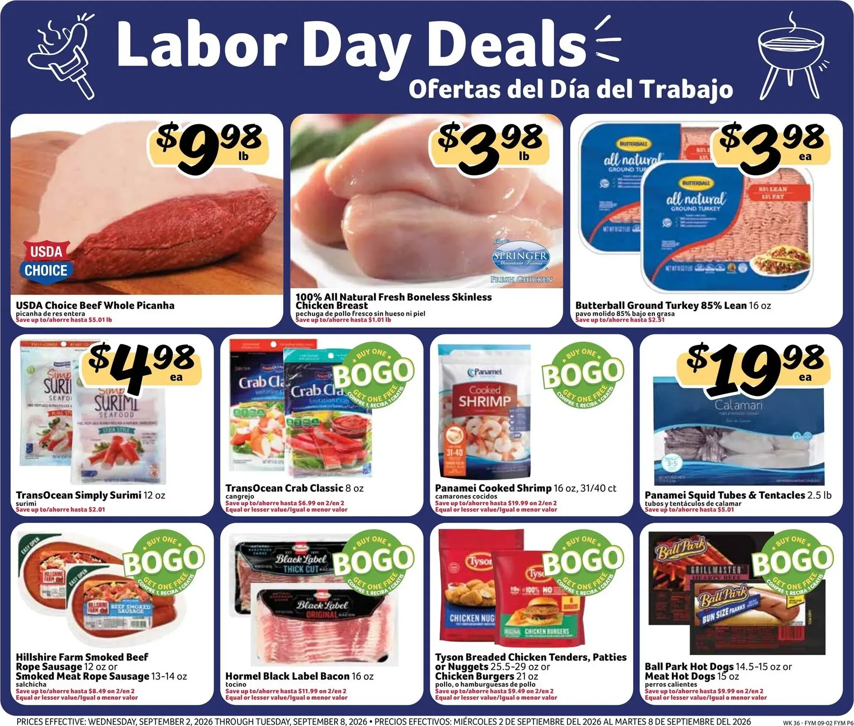 Weekly ad Fresco Supermarkets: Ofertas del Día del Trabajo from September 2 to September 8 2026 - Page 6