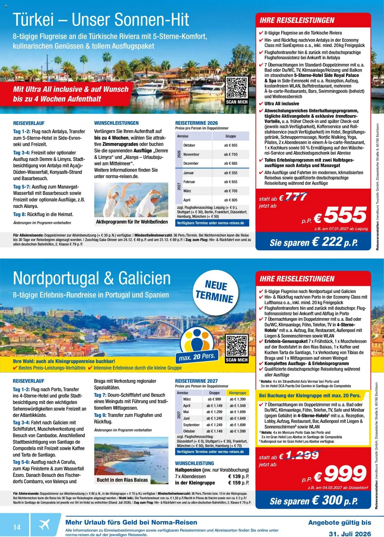 Norma-Reisen: Ofertas de Viaje - Isla Mauricio von 1. Juli bis 31. Juli 2026 - Prospekt seite 14