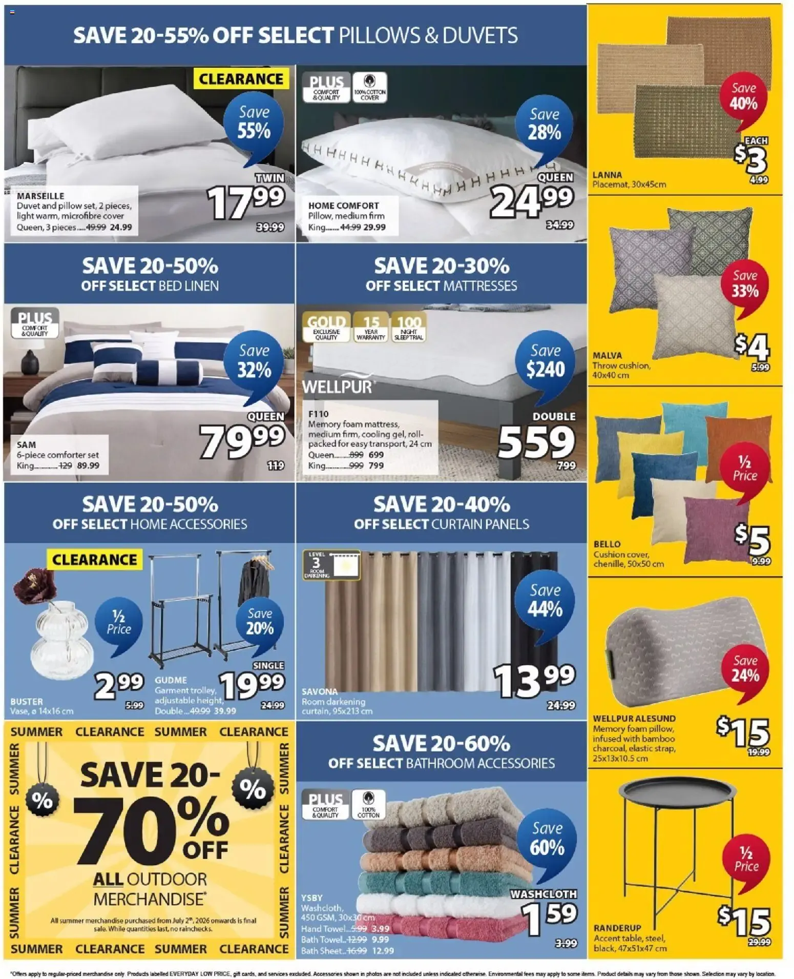 JYSK Birthday Celebration: 30 Years in Canada - Up to 60% Off from September 10 to September 23 2026 - flyer page 2