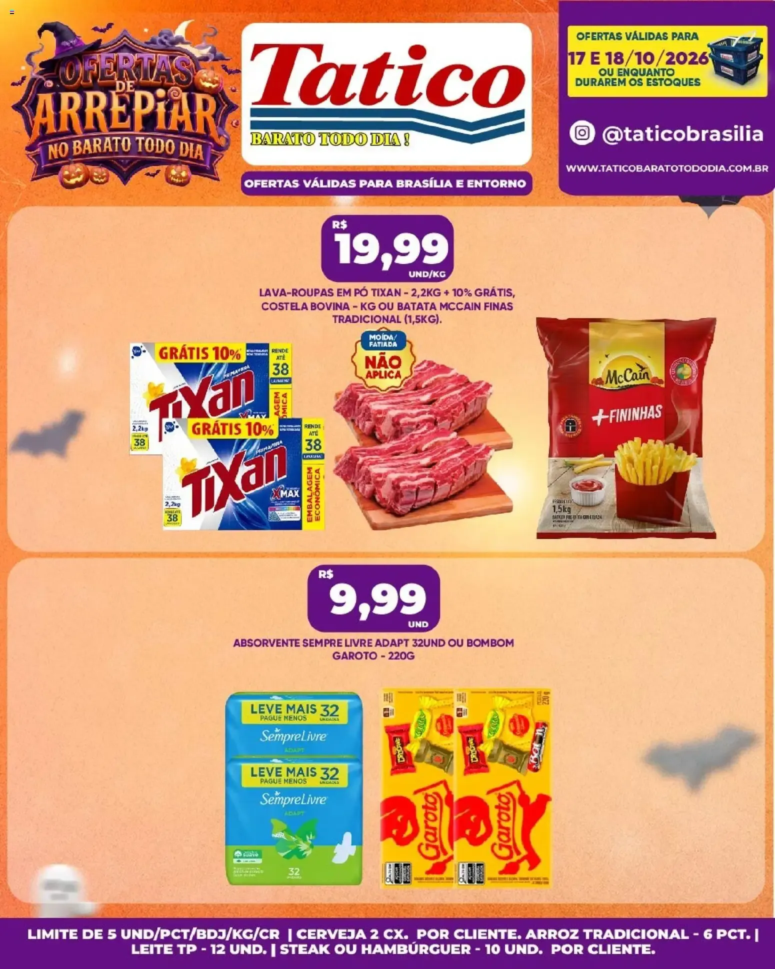 Encarte de Tatico ofertas Fim de Semana de 17/10/2026 | Promoções Online 17 de outubro até 18 de outubro 2026 - Pagina 10