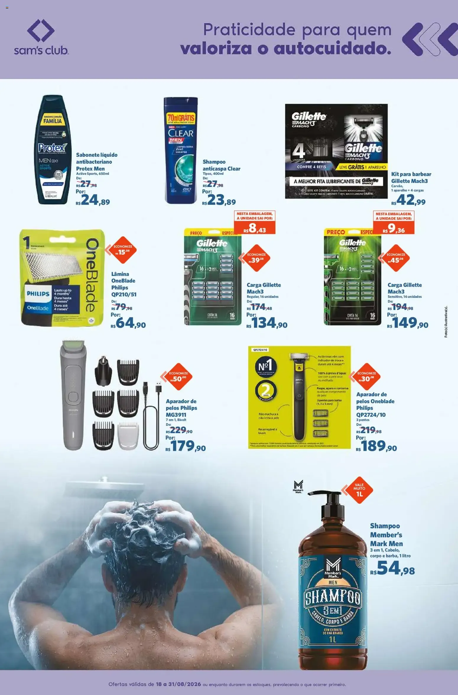 Encarte de Sam's Club ofertas Beleza de 18/08/2026 | Promoções Online 18 de agosto até 31 de agosto 2026 - Pagina 11