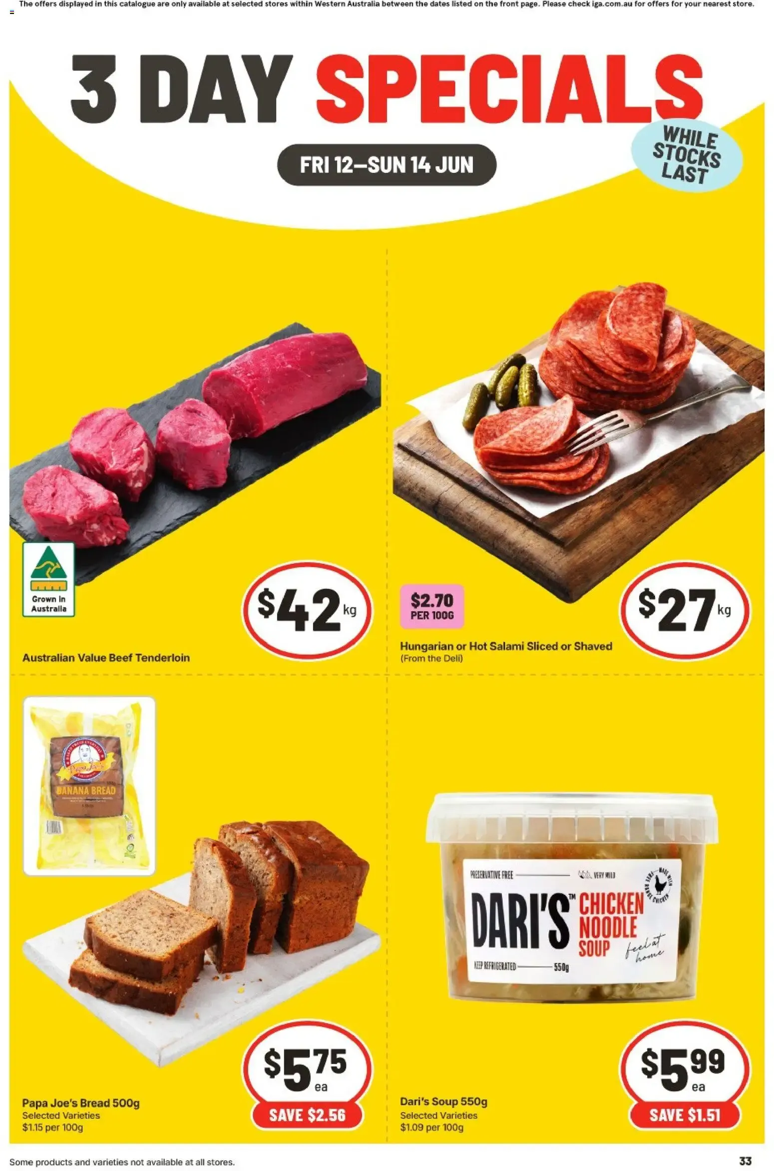 3 DAY SPECIALS - Catalogue valid from 12 June to 14 June 2026 - page 1