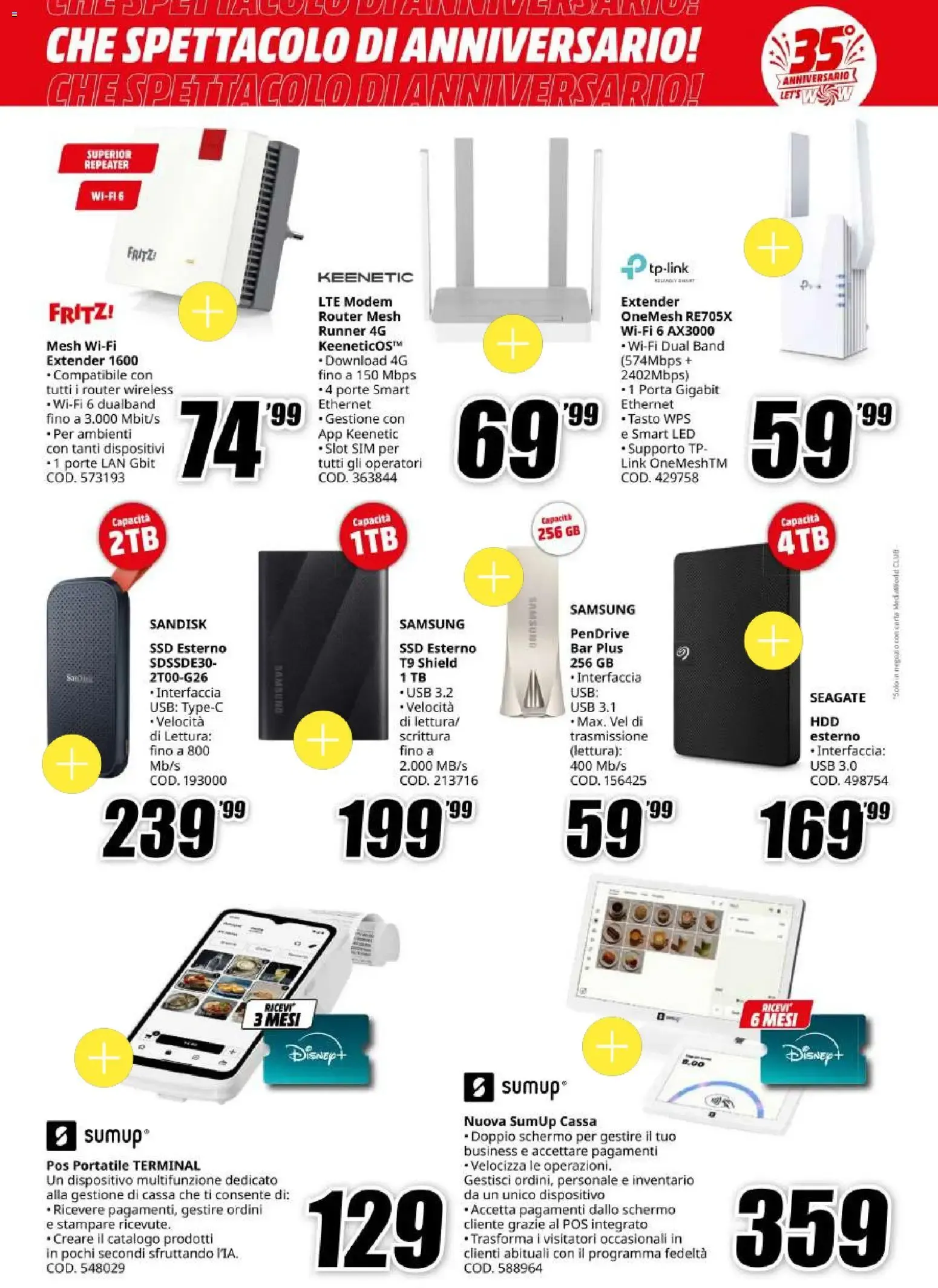 Media World: Che Spettacolo di Anniversario! 35 anni di offerte sul top della tecnologia da 14 settembre a 30 settembre di 2026 - Pagina del volantino 16