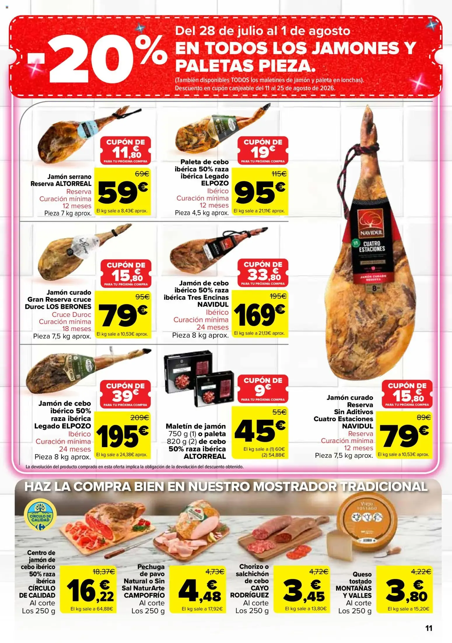 Catálogo de Carrefour: 2ª Unidad al -70% 28 de julio al 10 de agosto 2026 - Página 11