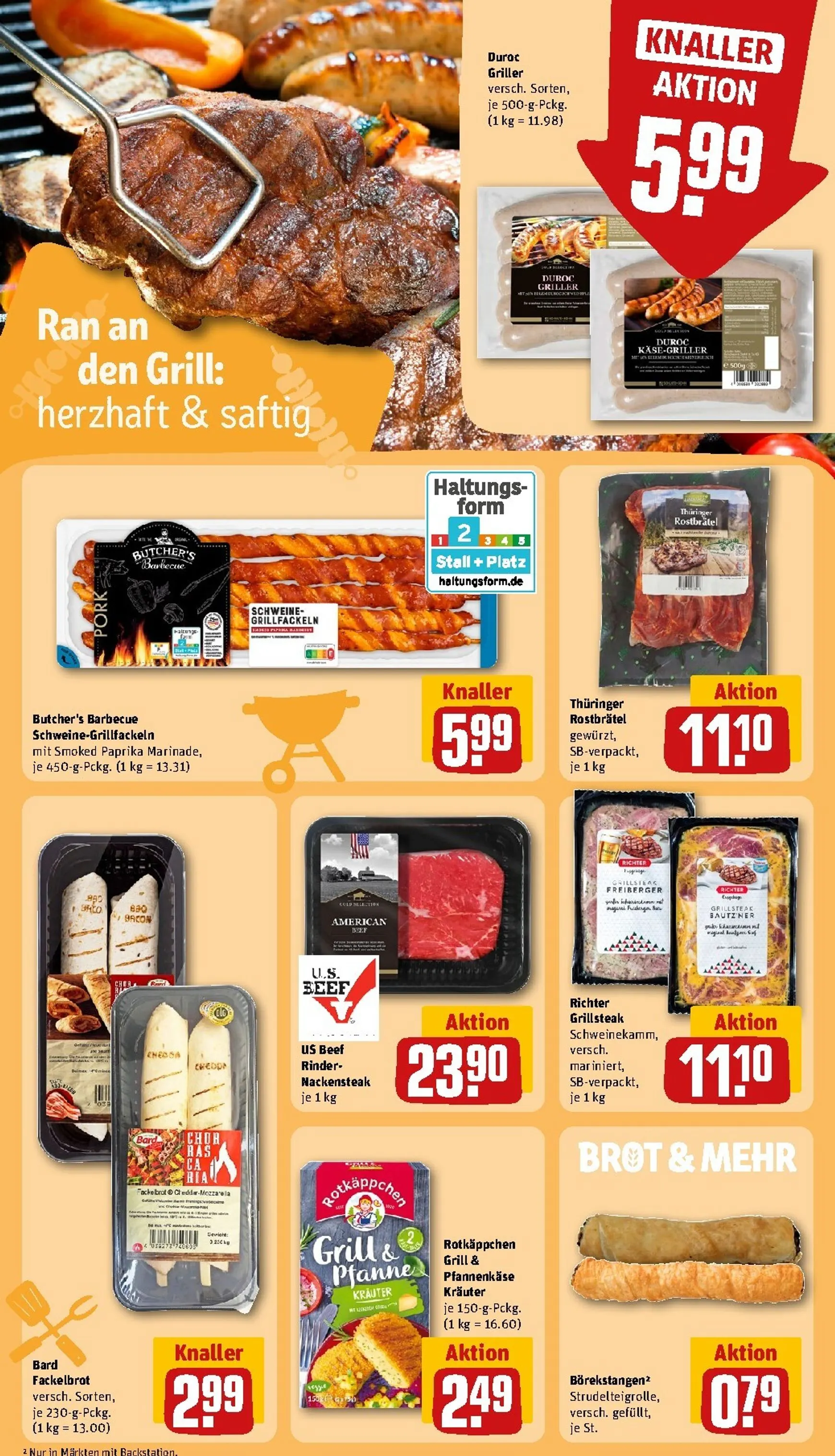 Rewe Prospekt: Fan-Momente zum Angrillen! von 8. Juni bis 13. Juni 2026 - Prospekt seite 19