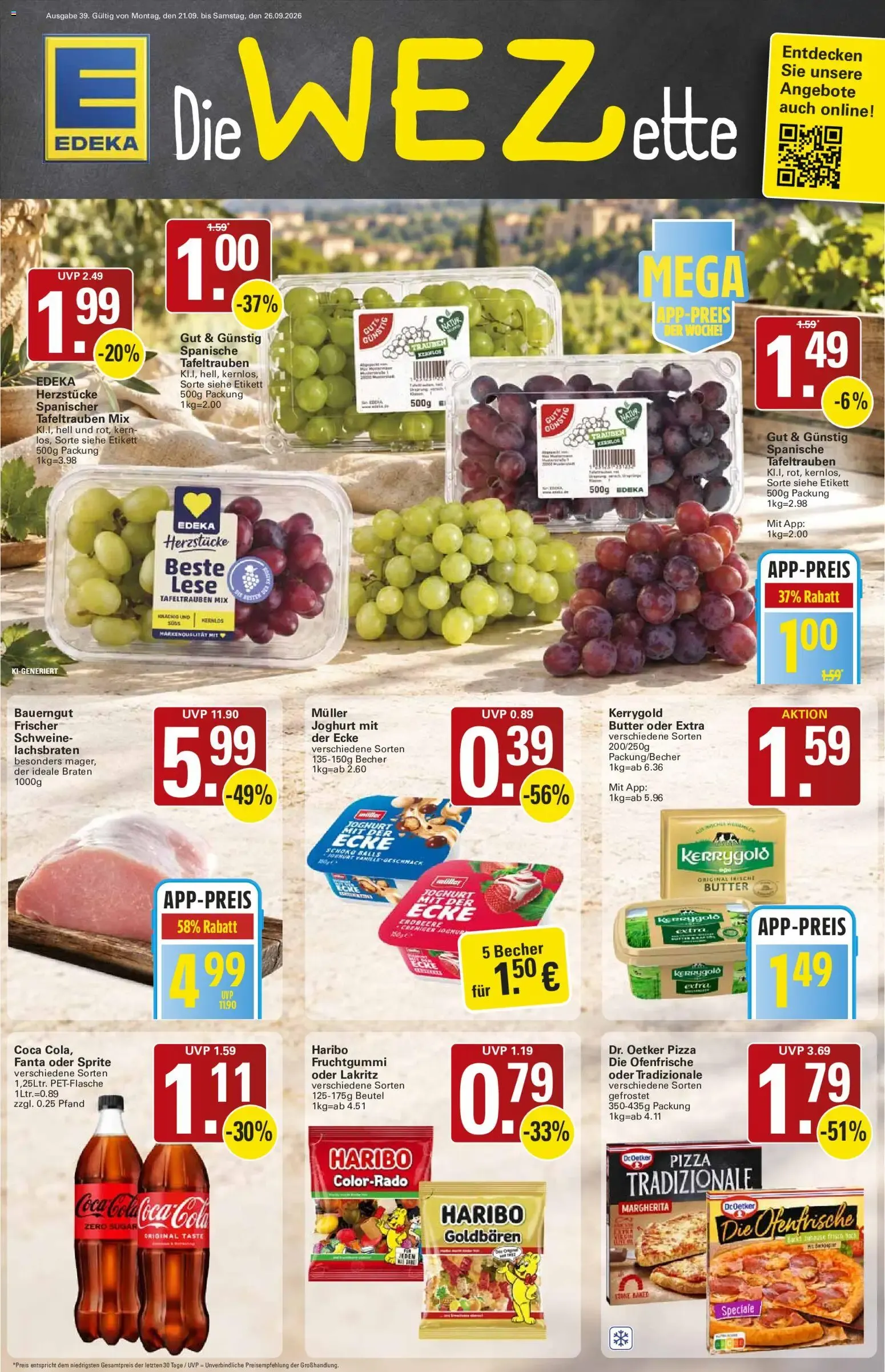 WEZ Prospekt (ab 21.09.2026) zum Blättern