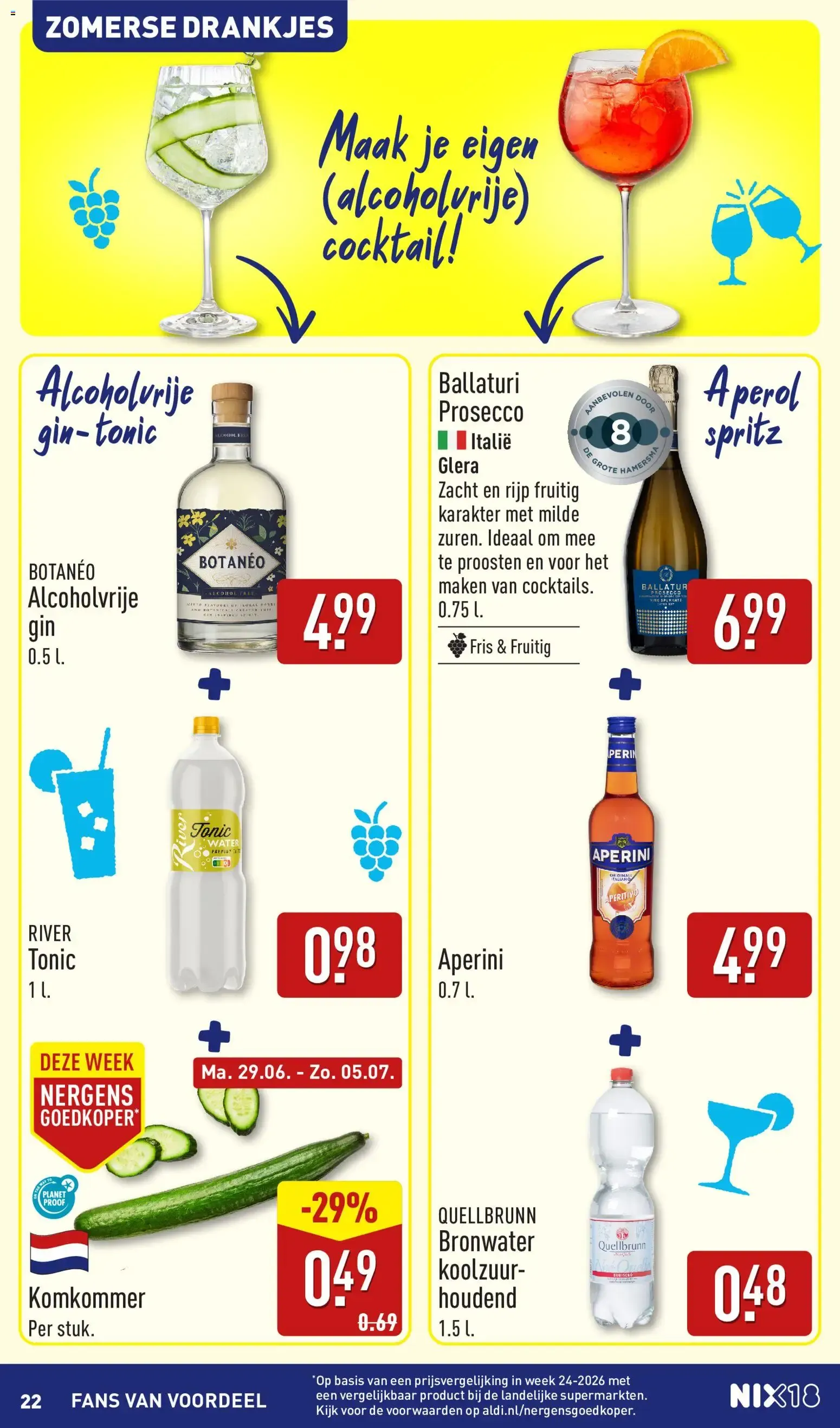 Aldi: Zo Goedkoop Dat Gaan We Vieren! van 29 juni tot 5 juli 2026 - Folder pagina 22