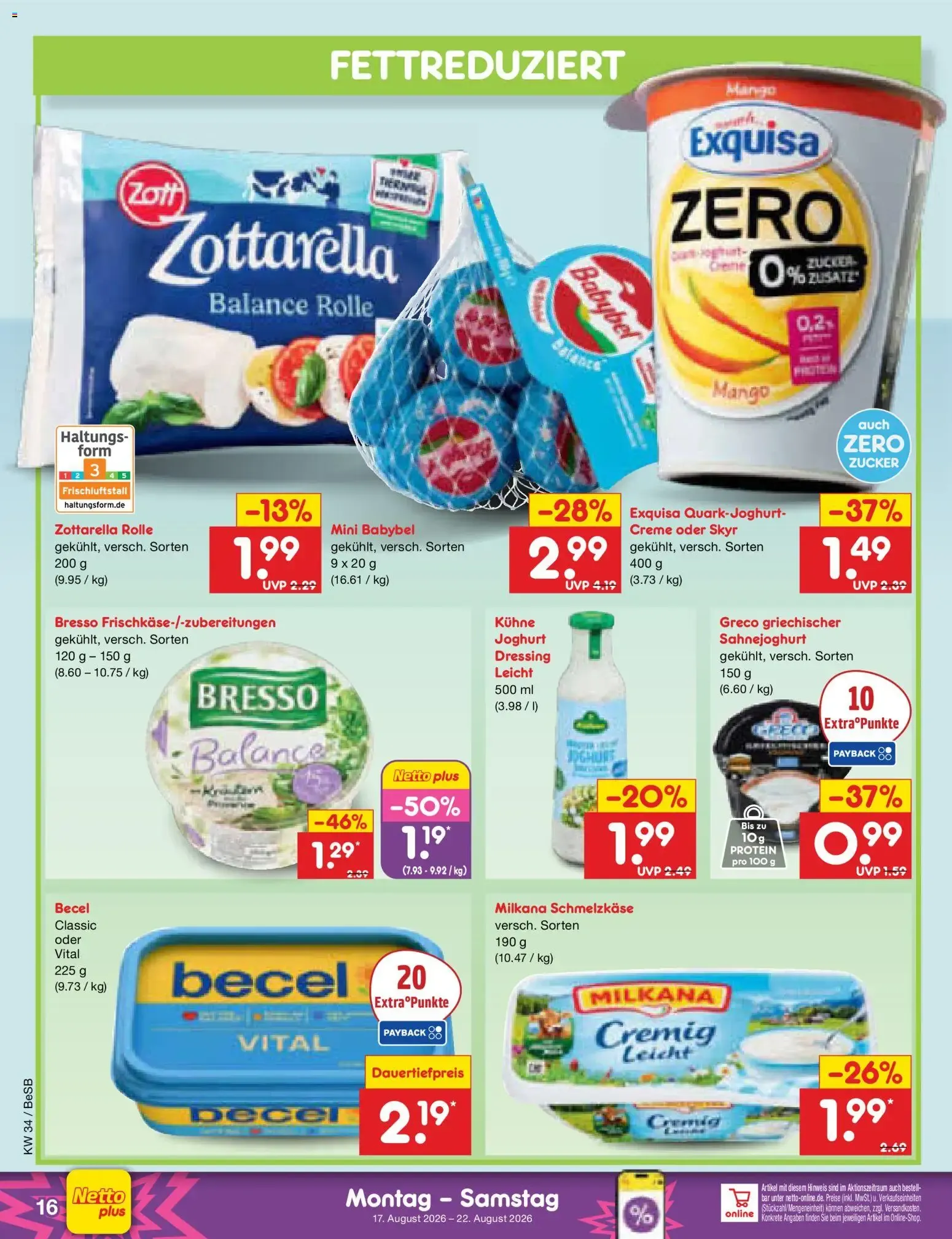 Netto Marken-Discount Prospekt (ab 17.08.2026) » Angebote von 17. August bis 22. August 2026 - Prospekt seite 22