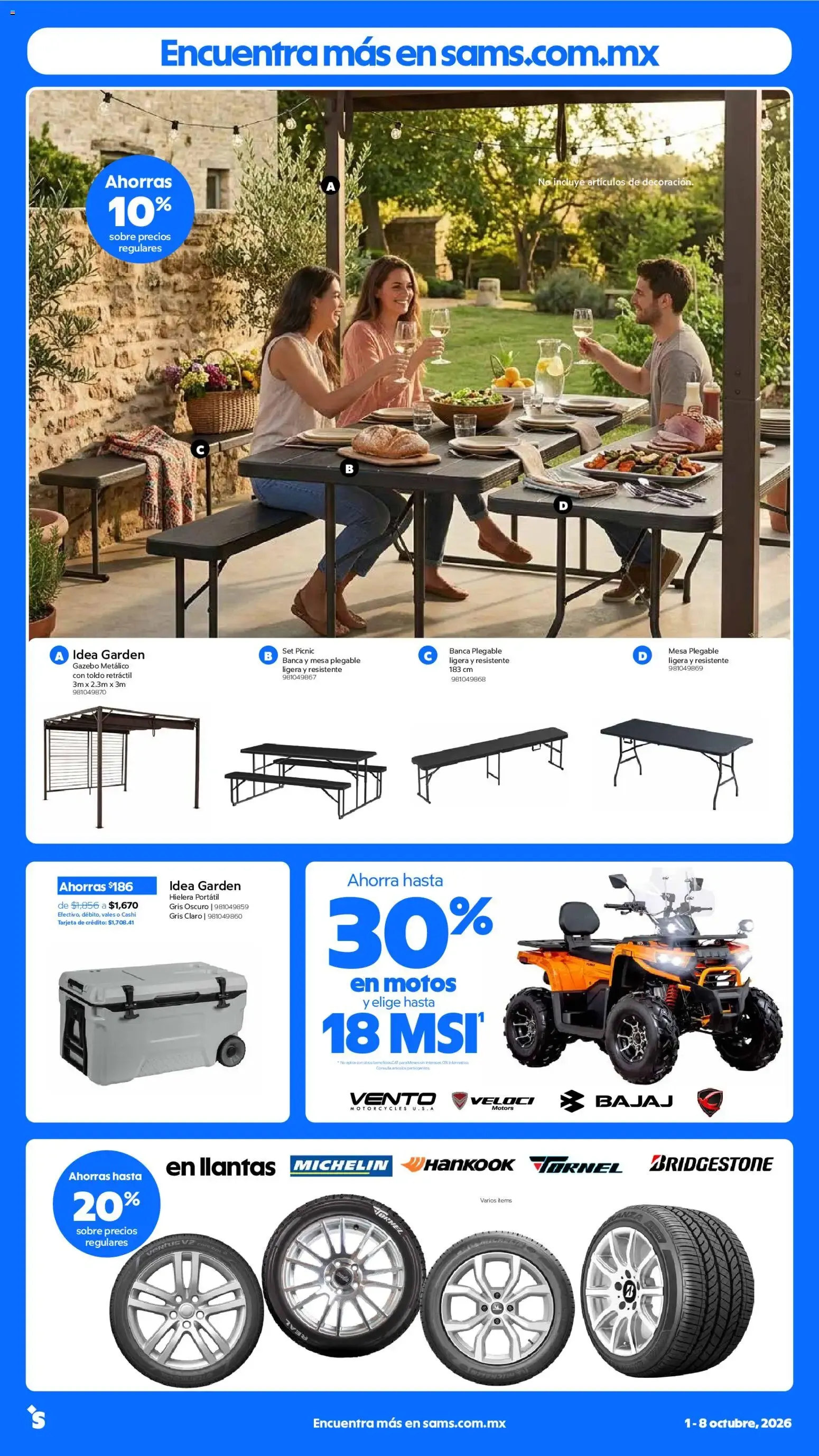 Catálogo de Sam's Club: Únete al Club 1 de octubre al 8 de octubre 2026 - Pagina 9