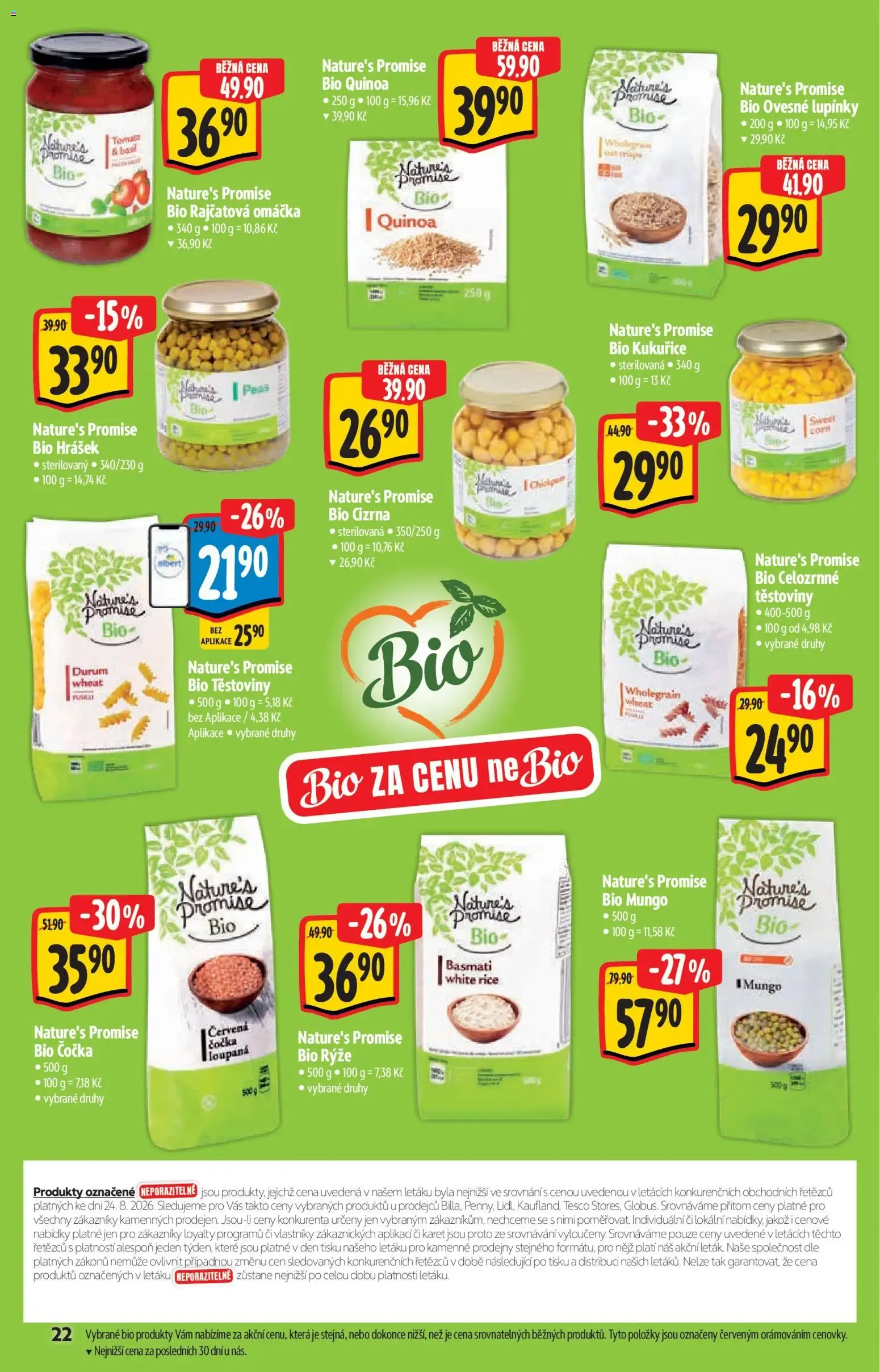 Albert katalog - Hypermarket - Bio od 02.09.2026 - Akční leták - 2. září 29. září 2026 - Page 22