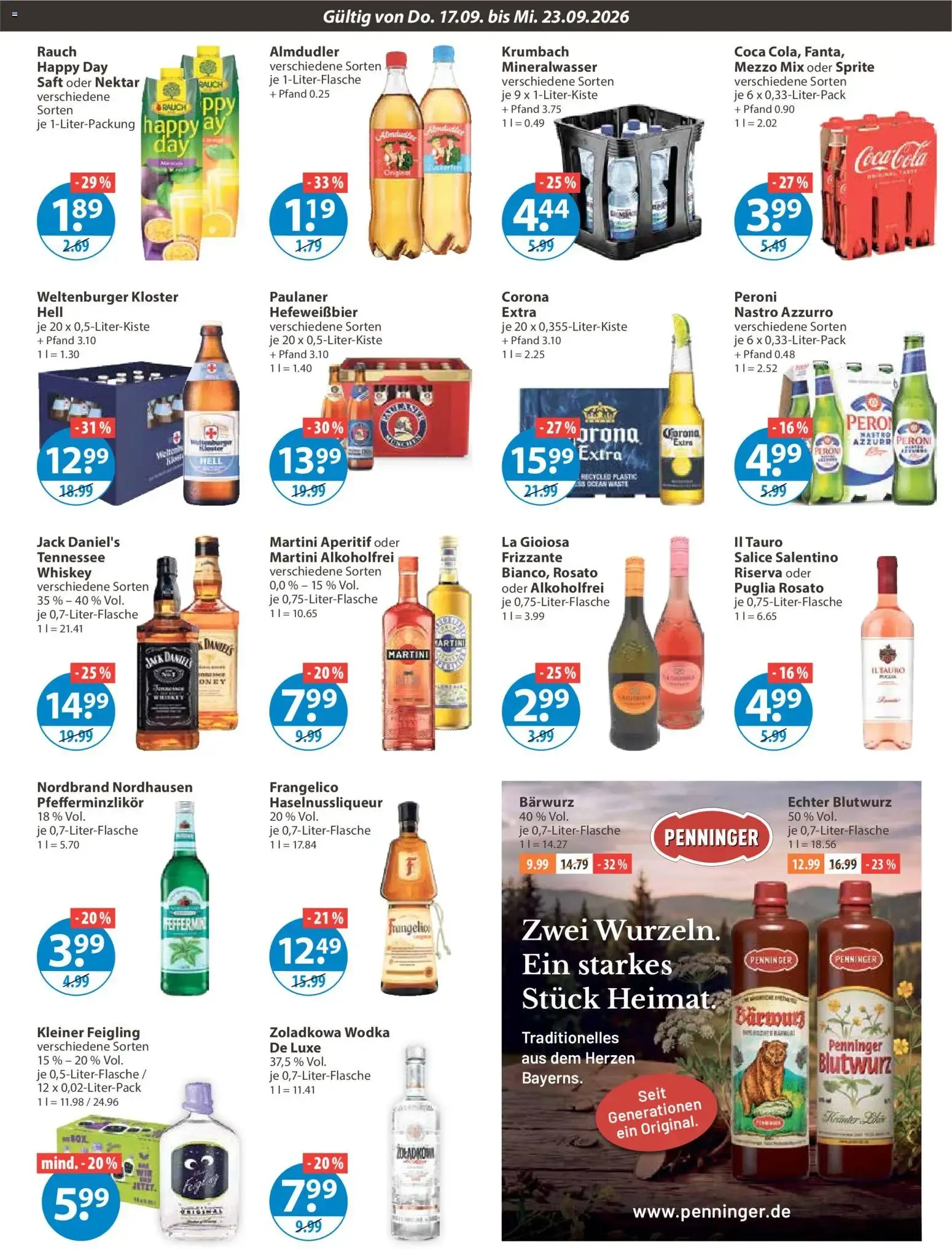 V-Markt Angebote vom 17.09.2026 – Angebote online von 17. September bis 23. September 2026 - Prospekt seite 9