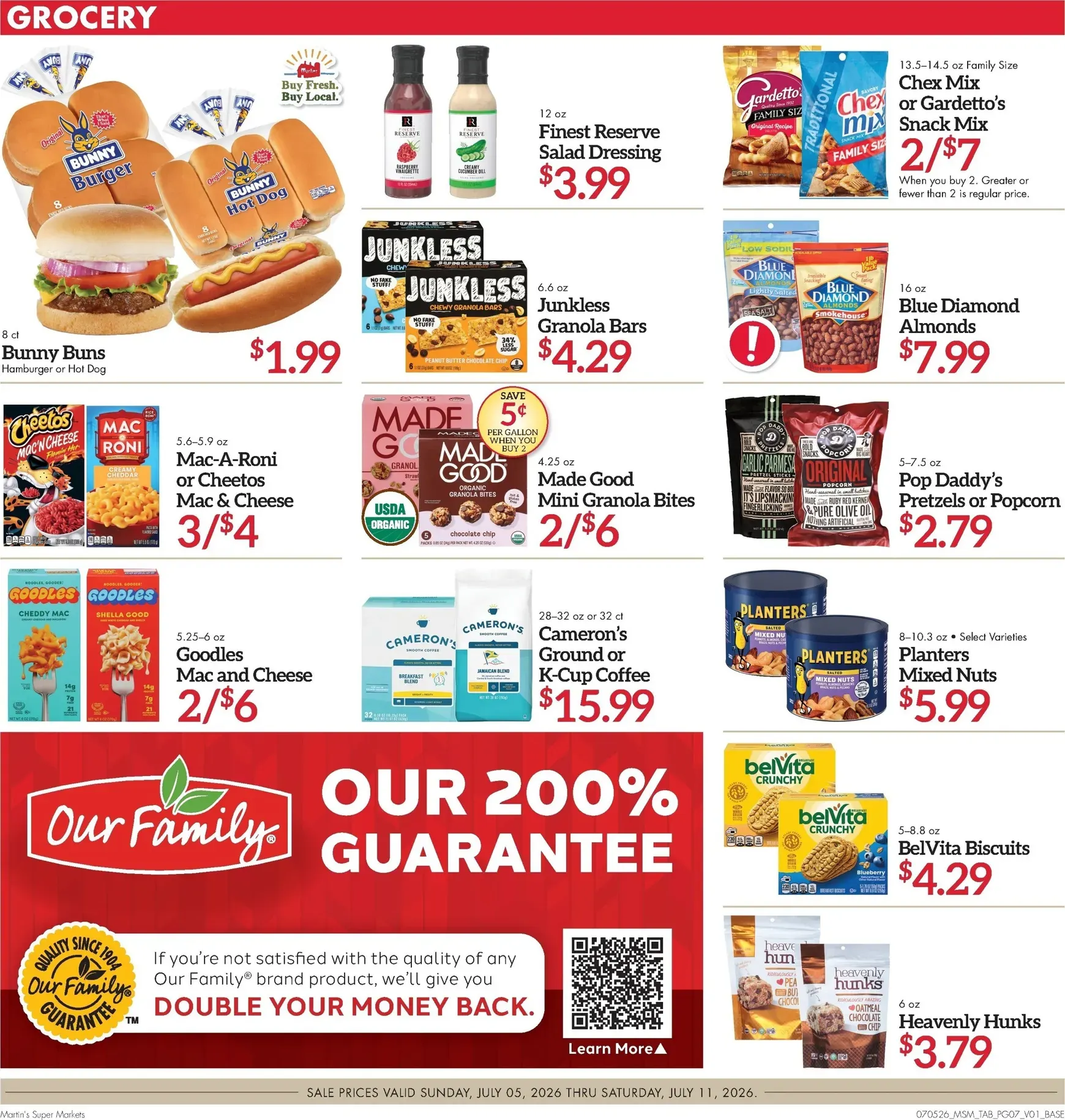 Weekly ad Current Martin's Super Markets leaflet valid from Sunday 07/05/2026 to Saturday 07/11/2026 from July 5 to July 11 2026 - Page 7