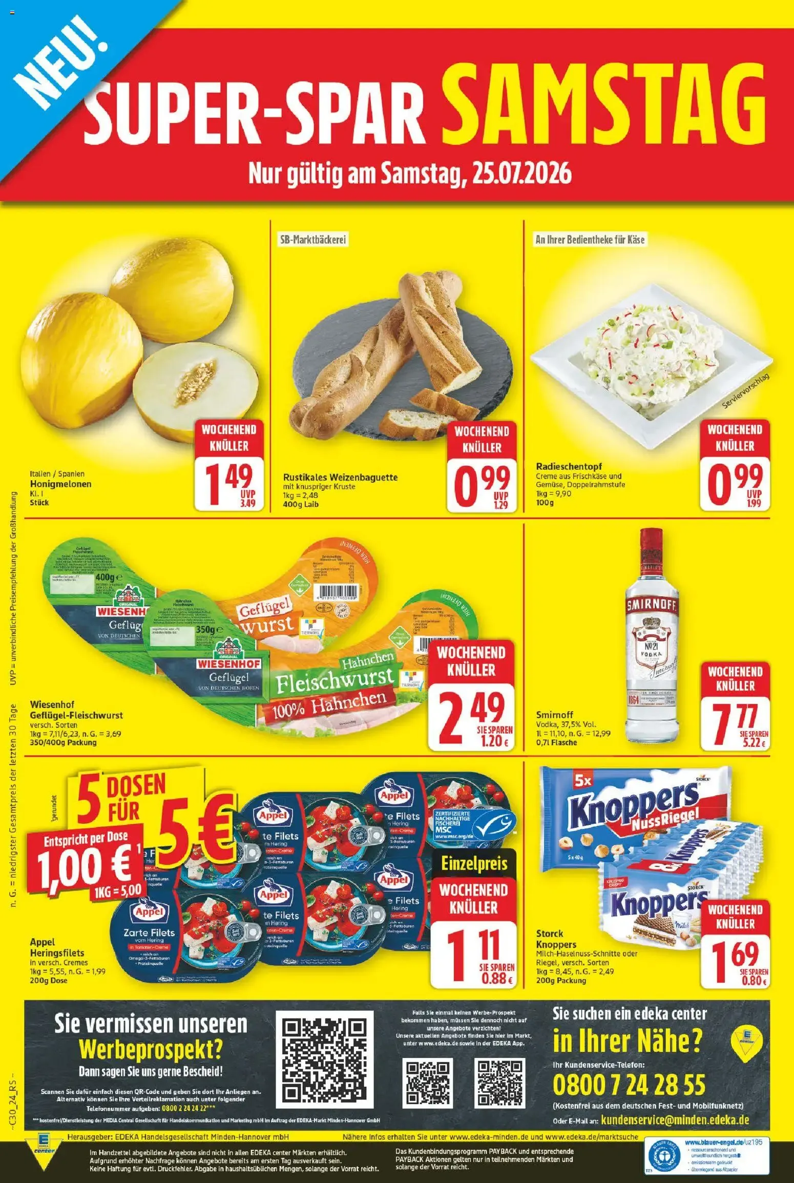 Edeka Center Prospekt von 20. Juli bis 25. Juli 2026 - Prospekt seite 30