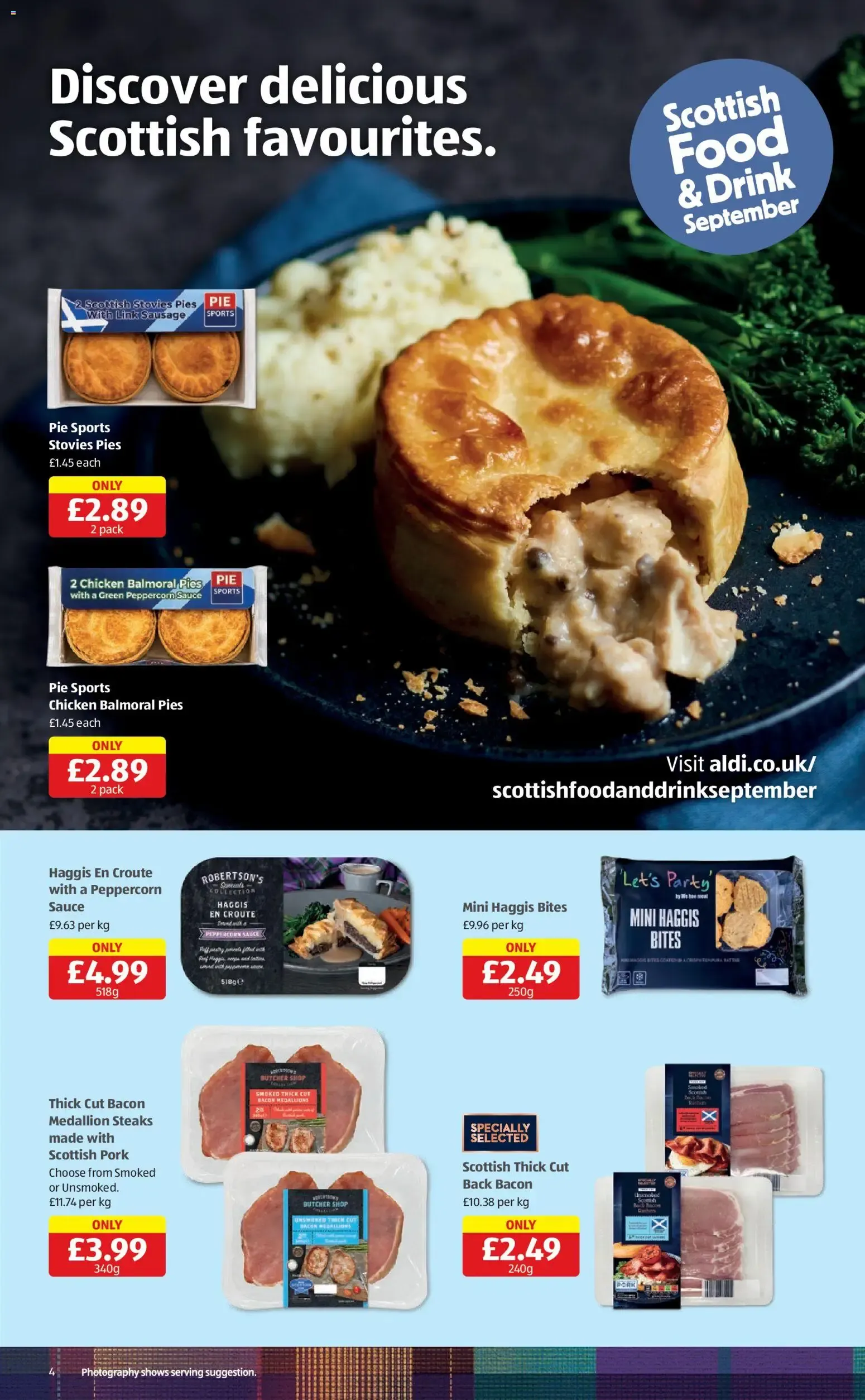 Weekly offers Scottish Specialbuys Aldi (03/09/2026 - 09/09/2026) - Offers Online from 3 September to 9 September 2026 - Catalogue Page 4