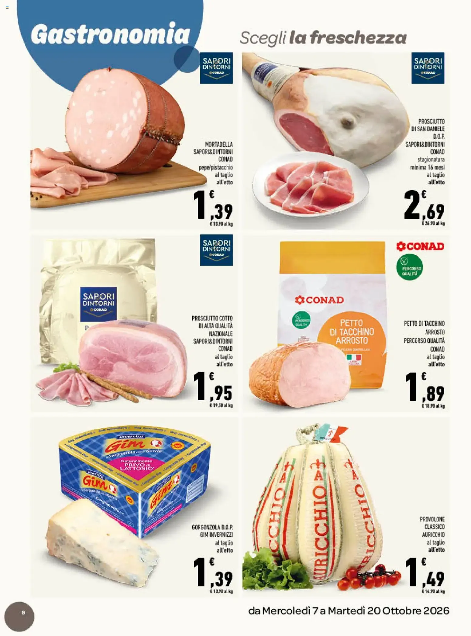 Conad Tuday - Speciale Lazio da 7 ottobre a 20 ottobre di 2026 - Pagina del volantino 8