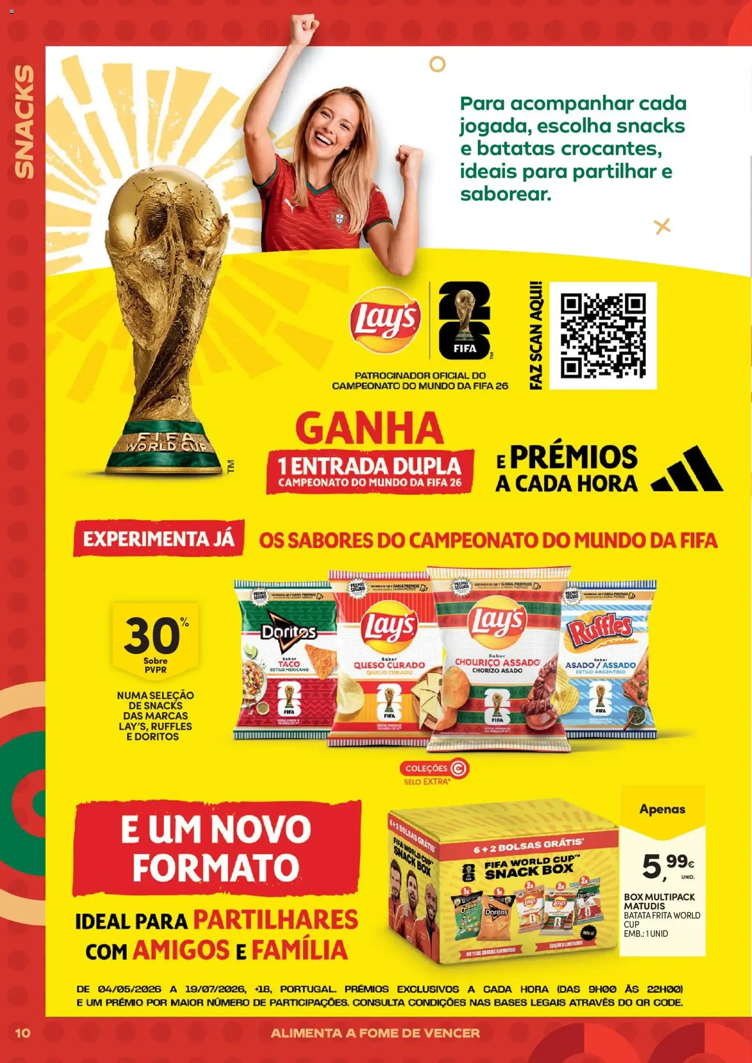 Folheto Continente - Futebol Alimenta a fome de vencer » de 09/06/2026 - 21/06/2026 de 9 de junho até 21 de junho 2026 - Pagina 10