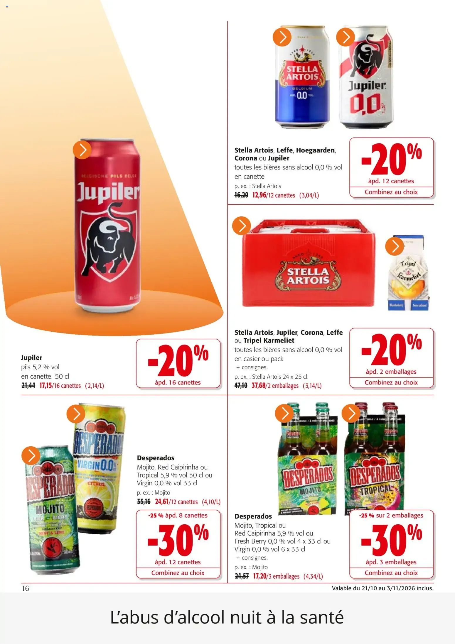 Colruyt catalogue à partir du 21/10/2026 - promo en ligne du 21 octobre au 3 novembre 2026 - Catalogue page 16