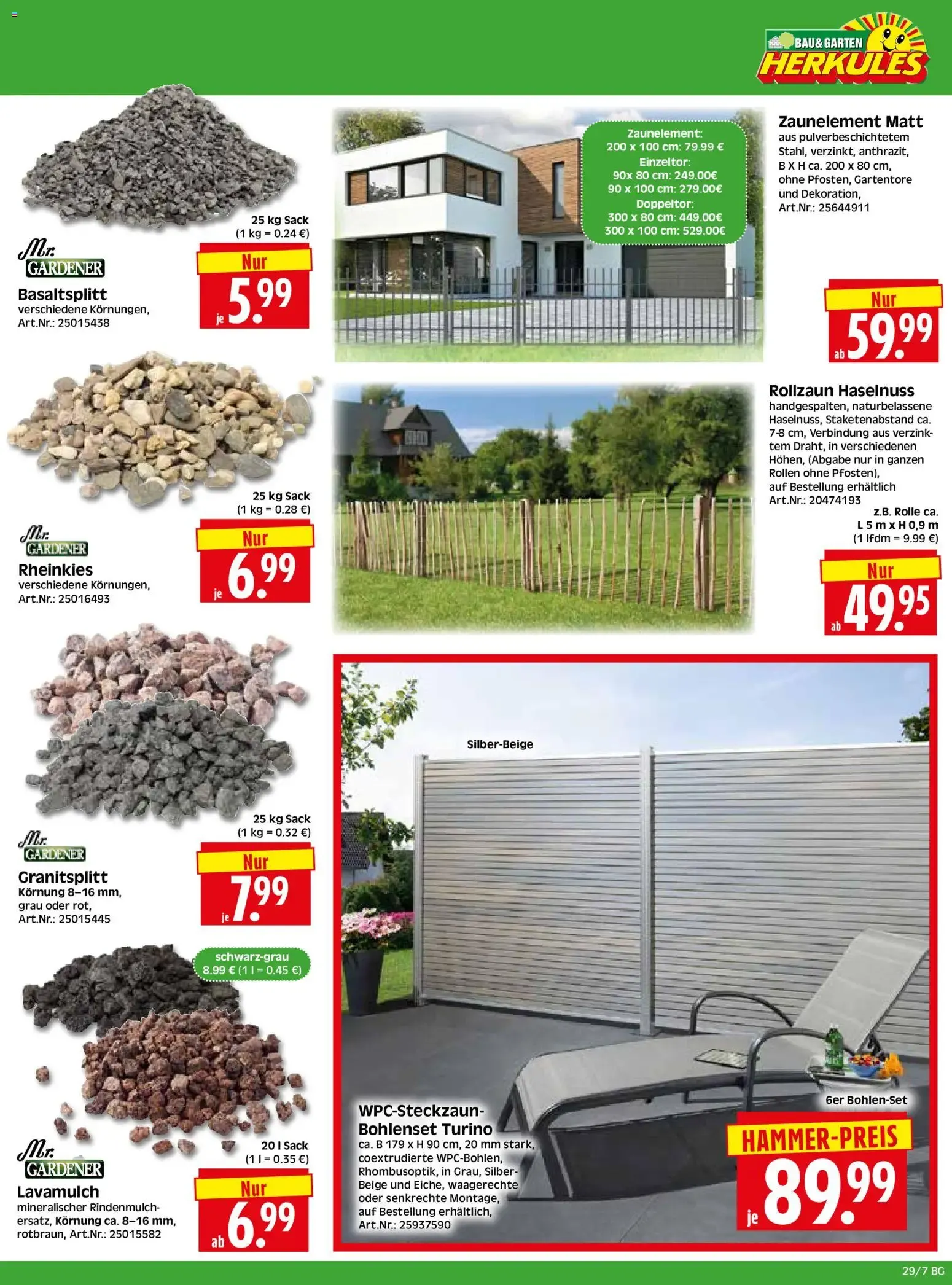HERKULES Bau & Garten (ab 13.07.2026) zum Blättern von 13. Juli bis 18. Juli 2026 - Prospekt seite 7