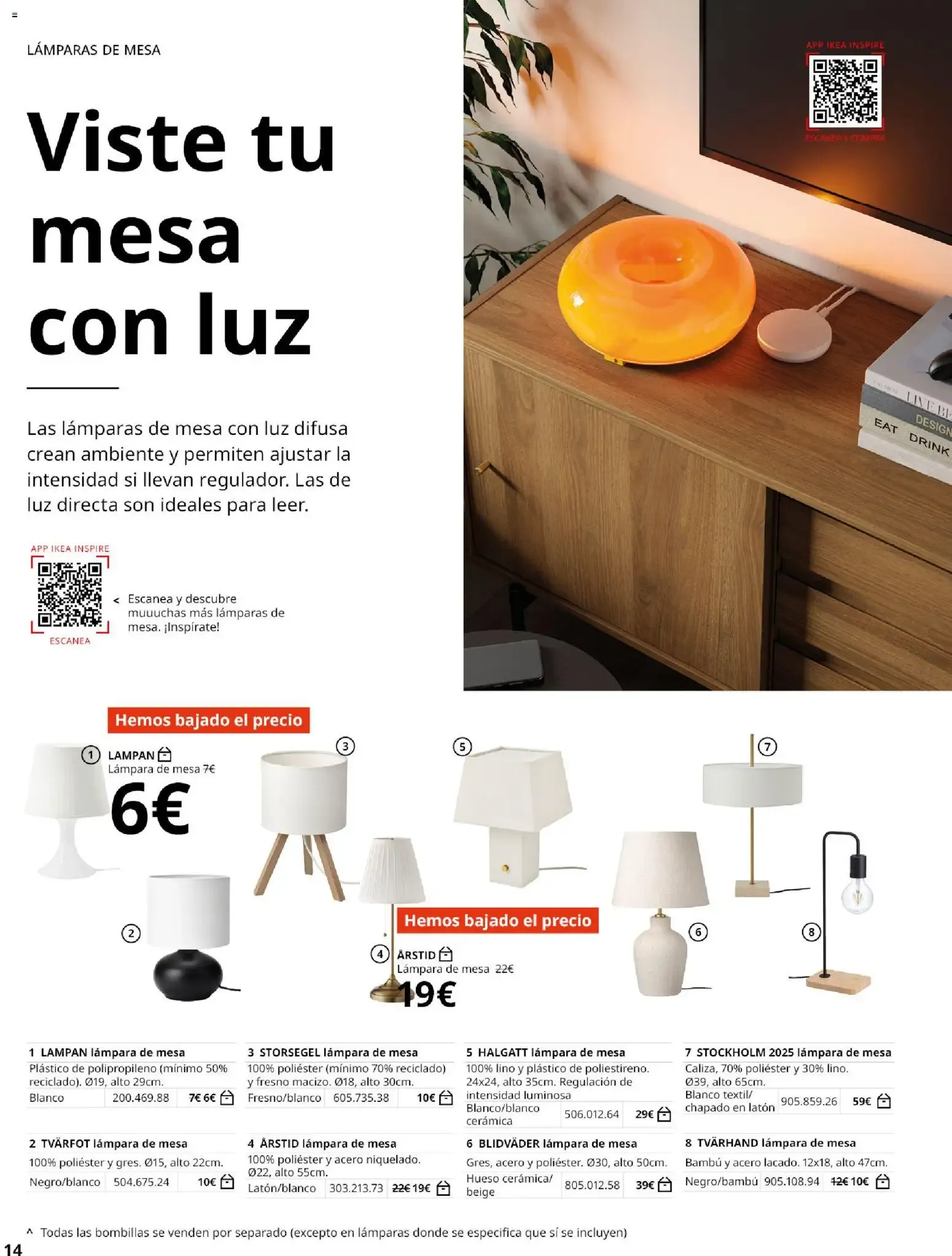 Catálogo de IKEA - Guía de Compra Iluminación y Sonido para tu Hogar 29 de septiembre al 31 de enero 2027 - Página 14