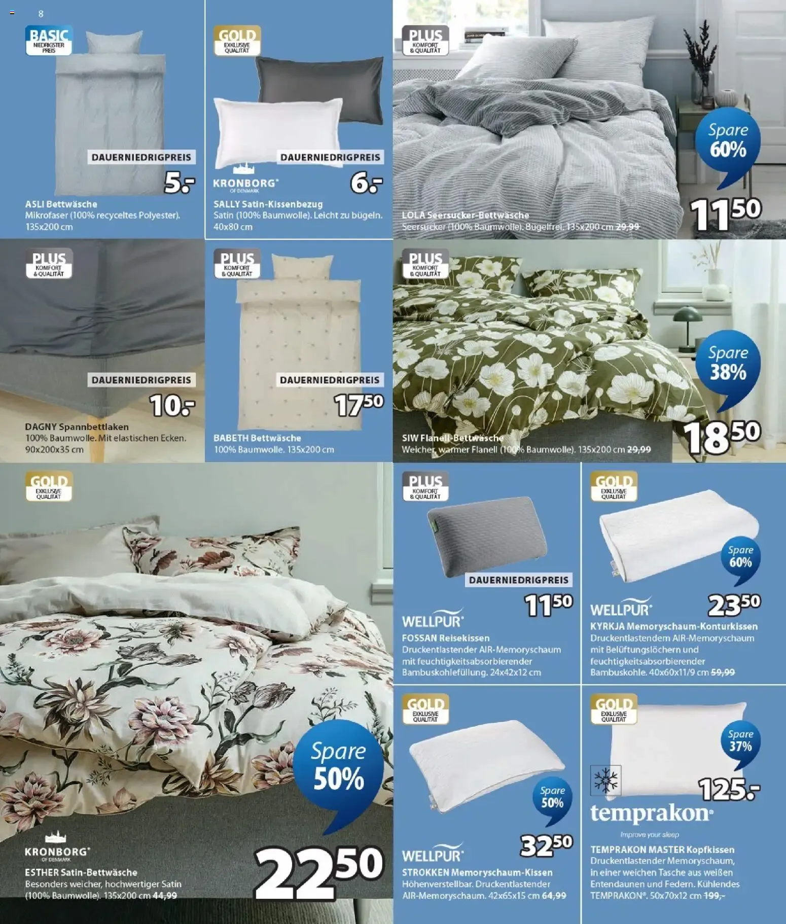 JYSK: Días de Muebles y Hogar - Ahorra hasta un 60% von 16. August bis 17. September 2026 - Prospekt seite 8
