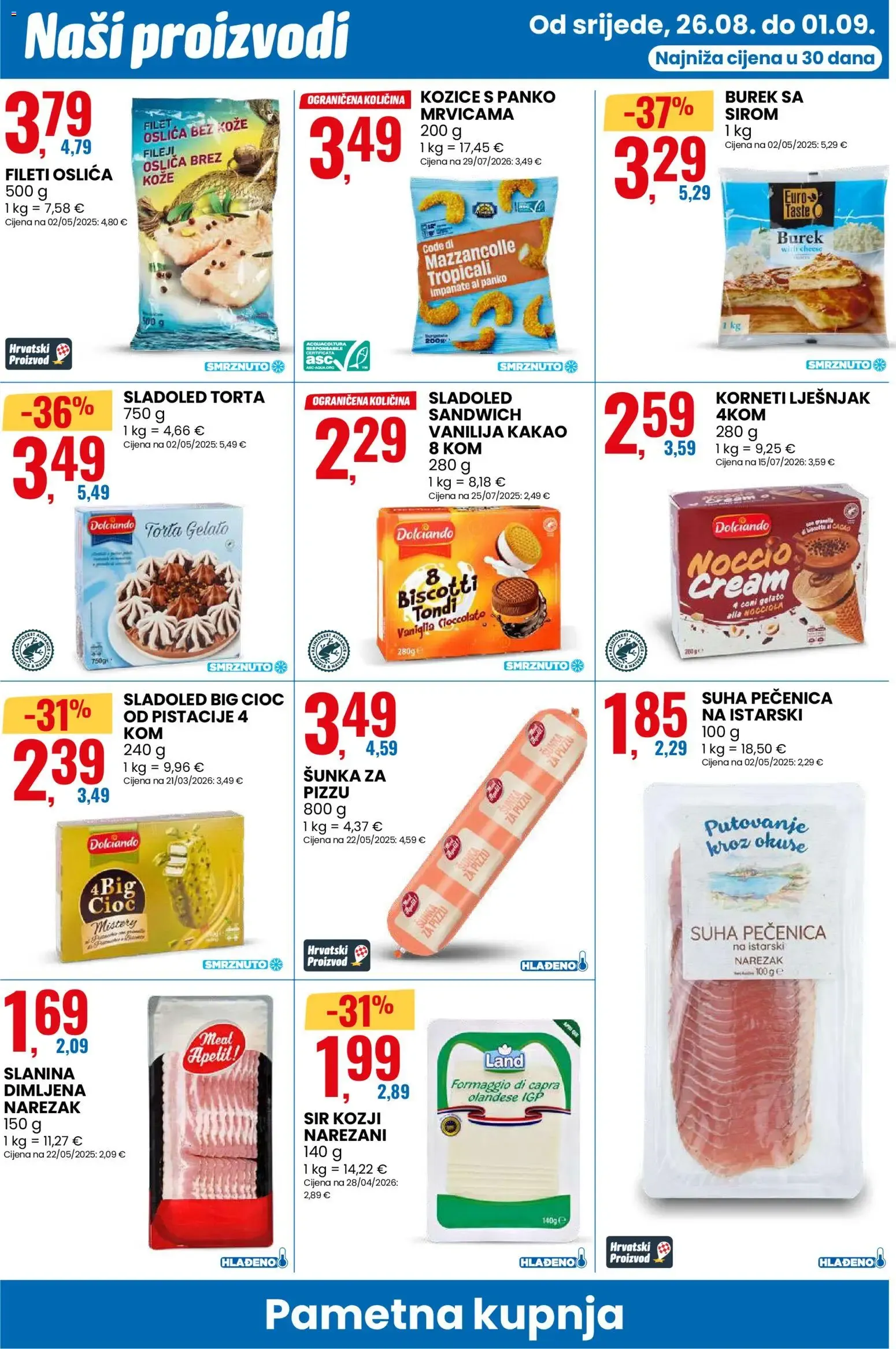 Katalog Eurospin Katalog novi od 26.08.2026 na listanje > letak digitalni od 26. kolovoza do 1. rujna 2026. - Pregled Stranica 10