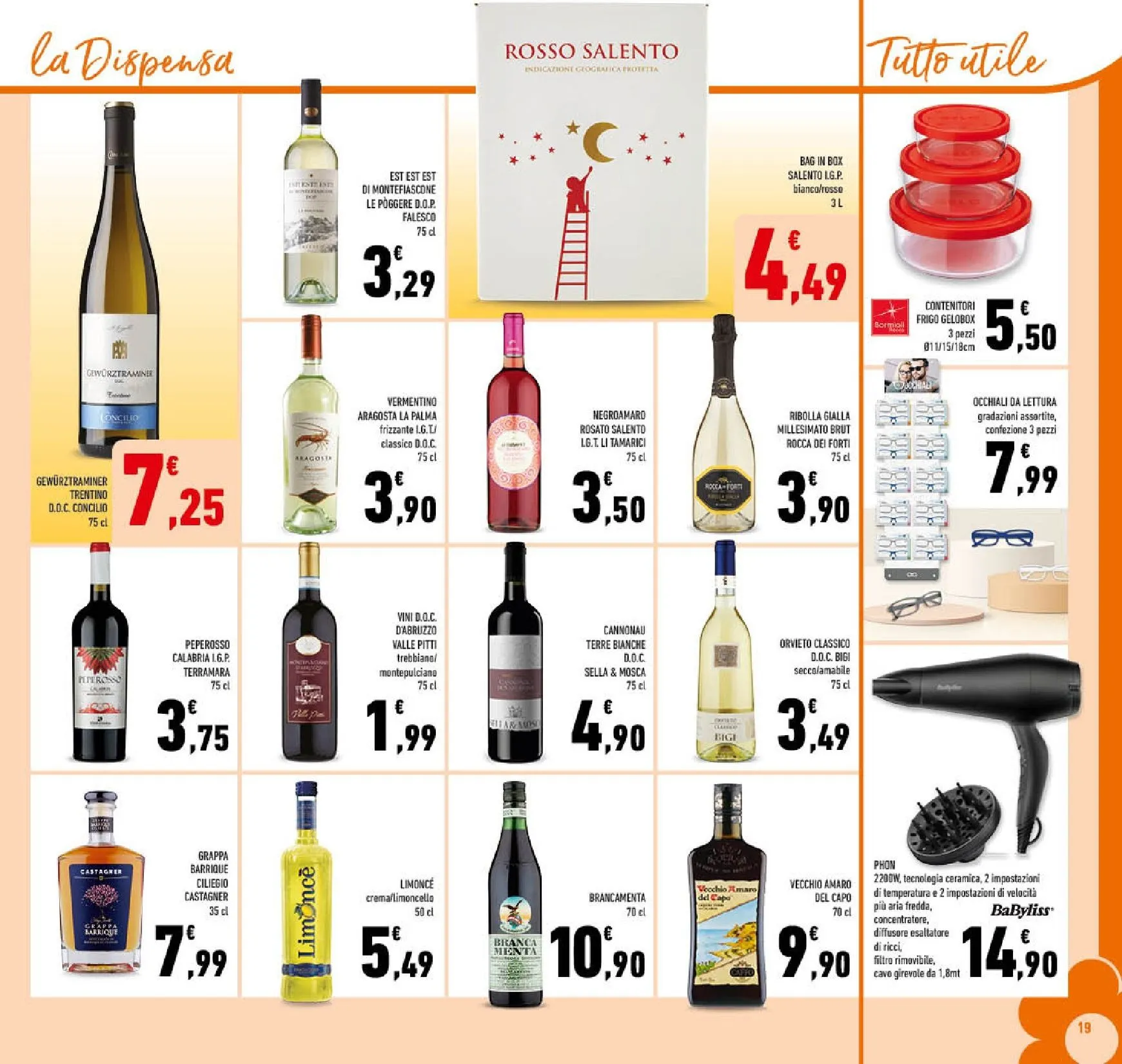 Volantino attuale di Conad valido dal mercoledì 12/08/2026 al domenica 23/08/2026 da 12 agosto a 23 agosto di 2026 - Pagina del volantino 19