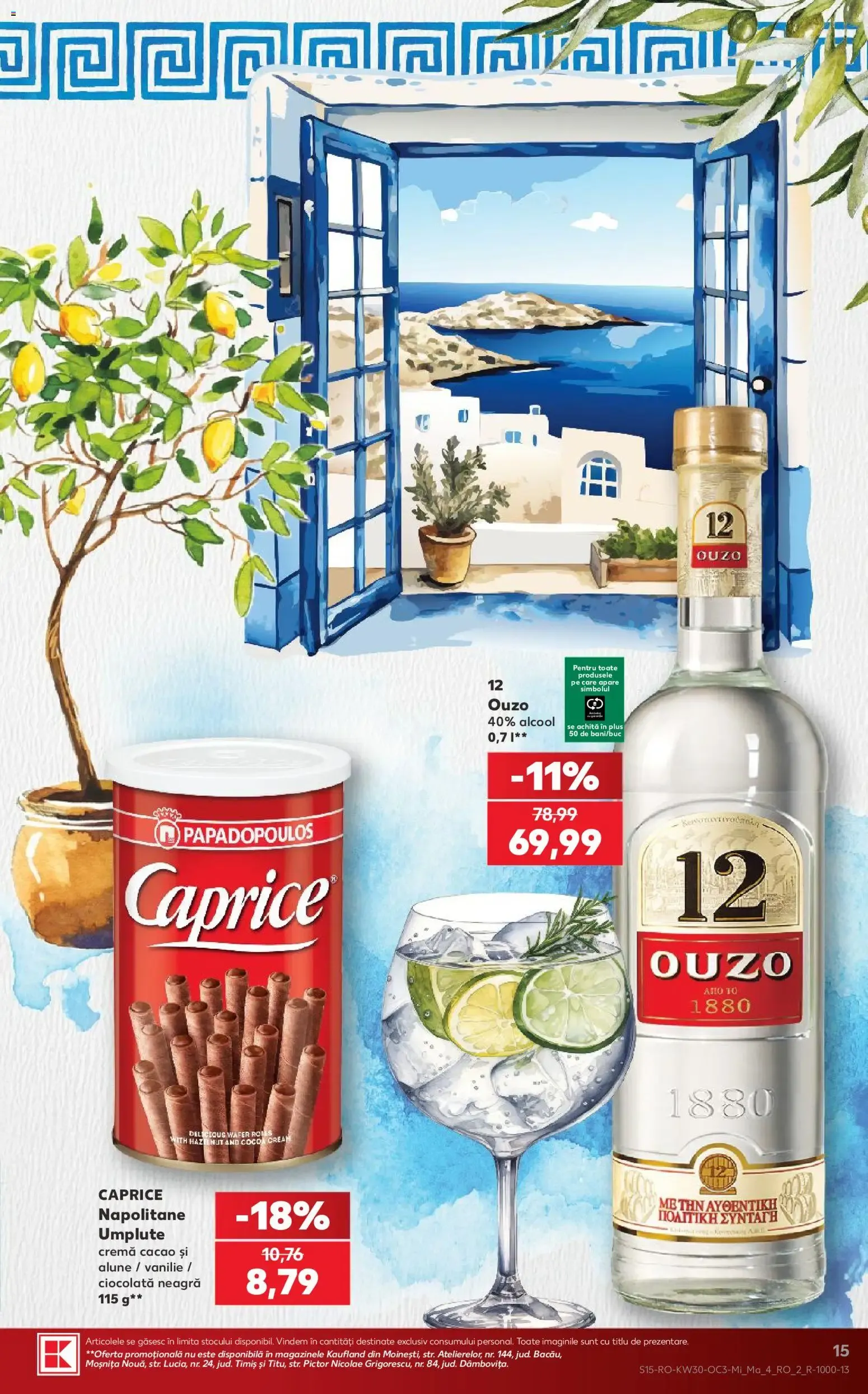 Catalog Kaufland - Descoperă Savoarea Greciei de la 22 iulie până la 28 iulie 2026 - Revista Pagina 15