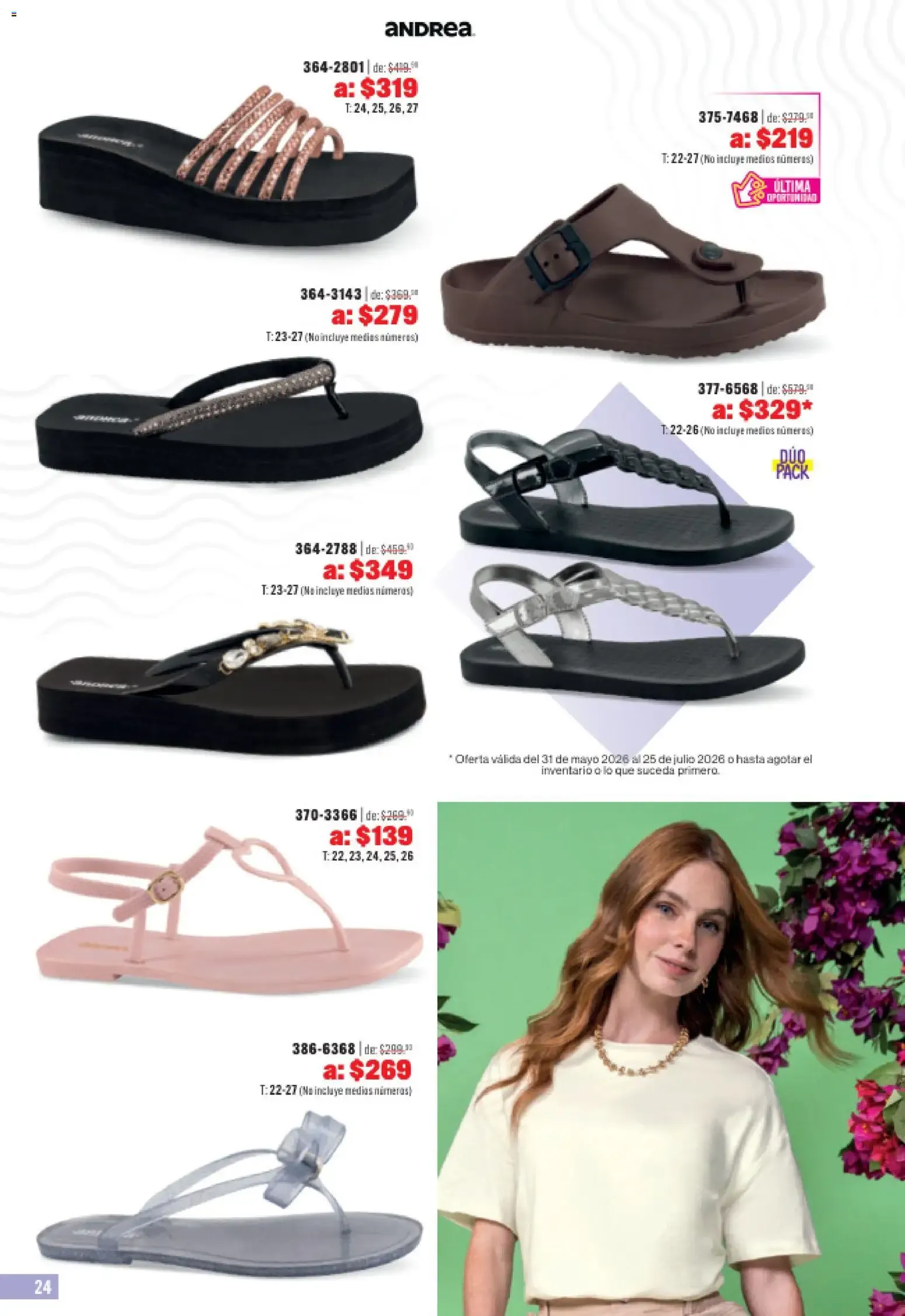 Catálogo de Andrea + Outlet Liquidación Primavera 31 de mayo al 25 de julio 2026 - Pagina 24