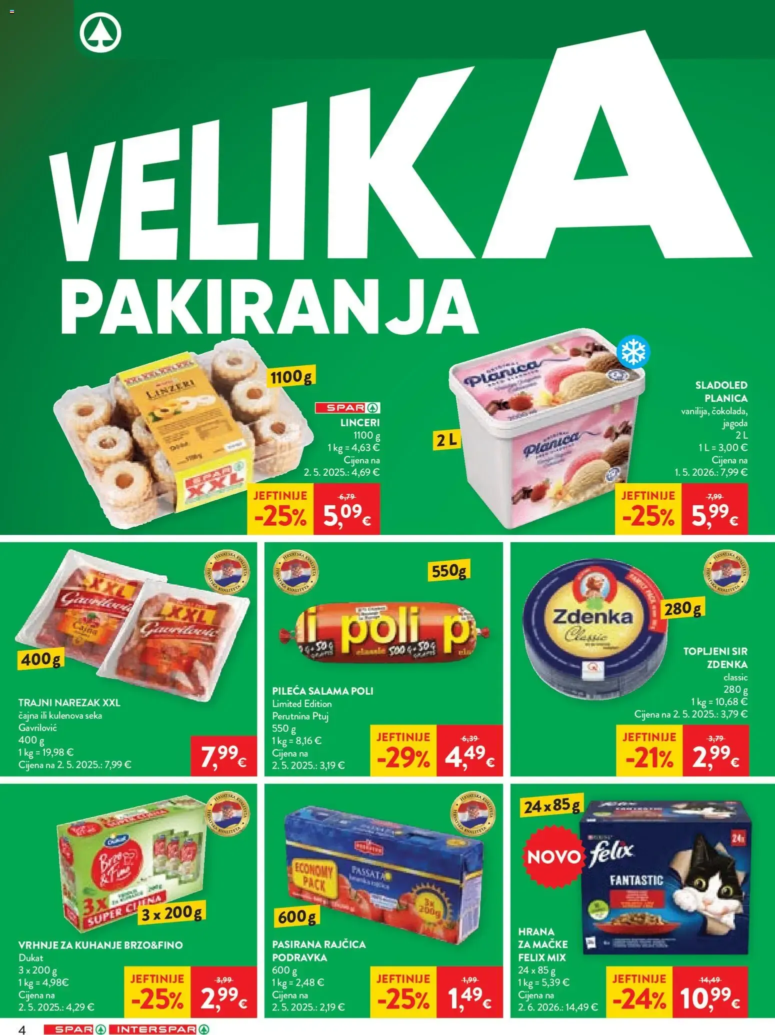 Katalog Tvoje Ljeto, Naša Strast: Tjedan Grilla (Spar Interspar) od 6. kolovoza do 11. kolovoza 2026. - Pregled Stranica 4