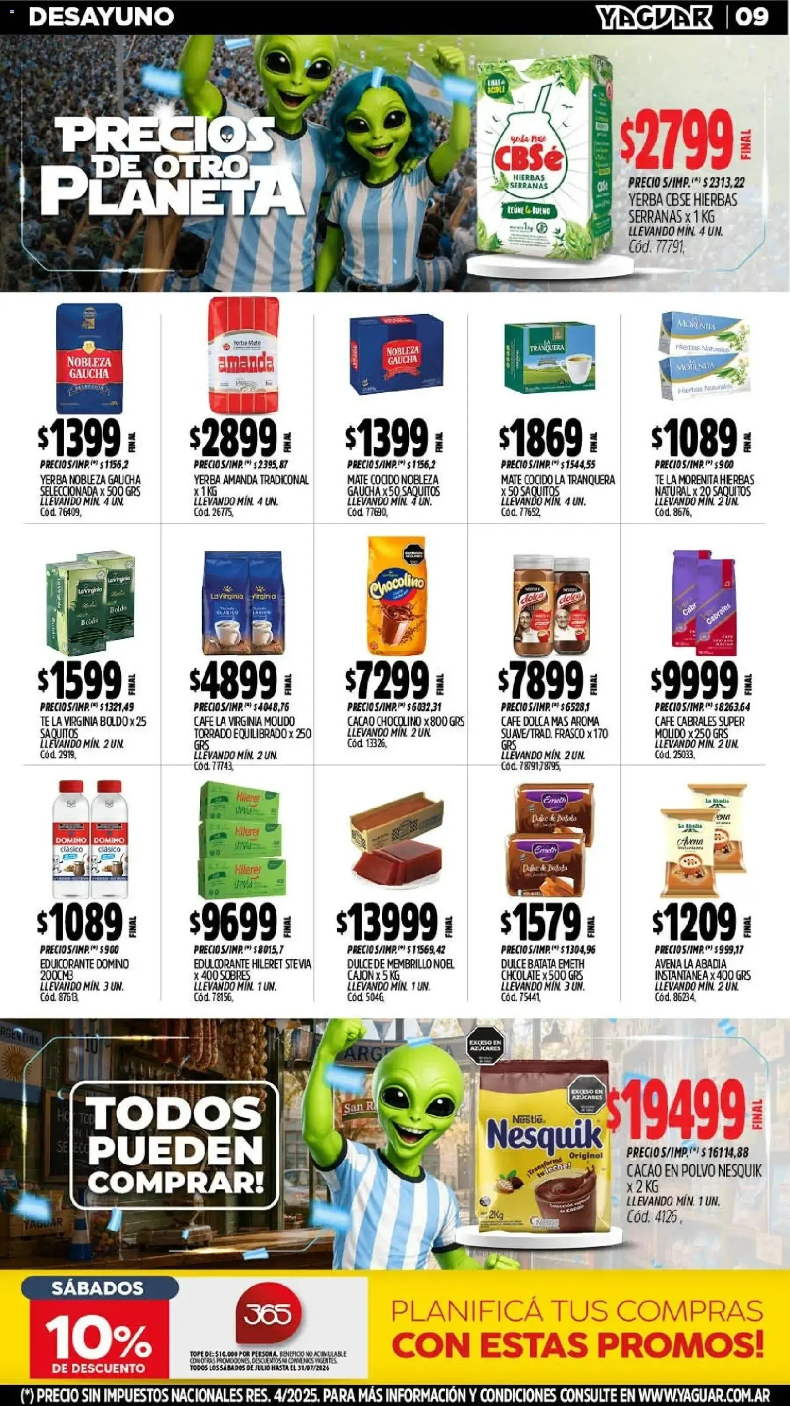 Ofertas de Yaguar - Oferta Semanal Córdoba del 13/07/2026 - 19/07/2026 13 de julio al 19 de julio 2026 - Página 10 del catálogo
