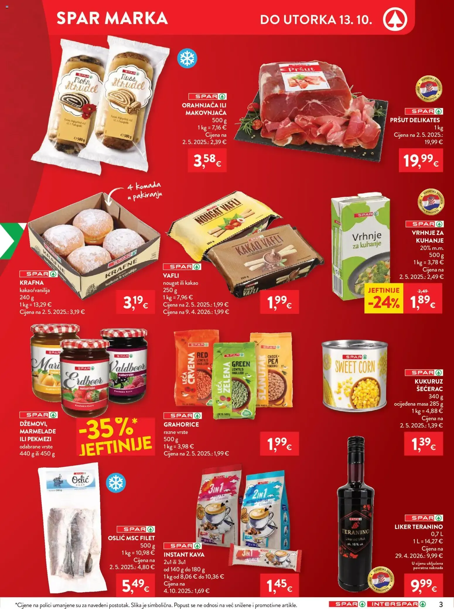 Katalog Spar Katalog novi od 07.10.2026 na listanje > letak digitalni od 7. listopada do 13. listopada 2026. - Pregled Stranica 3