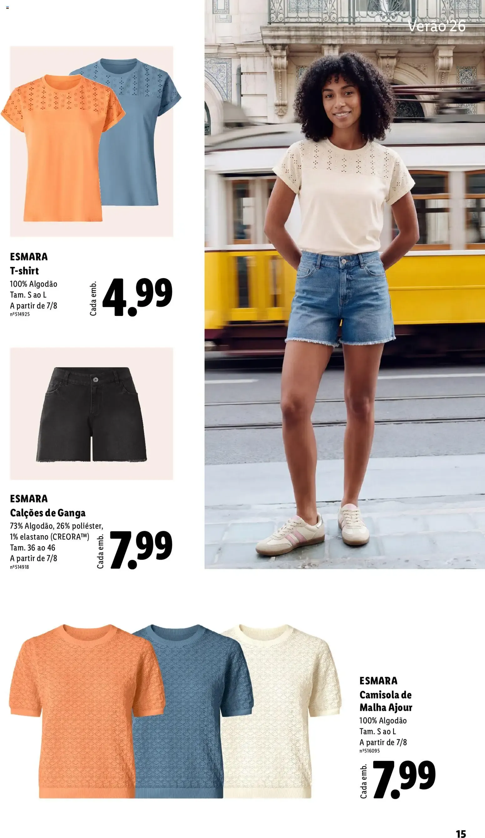 Folheto Lidl Esmara Verão 2026 de 12 de junho até 23 de agosto 2026 - Pagina 15