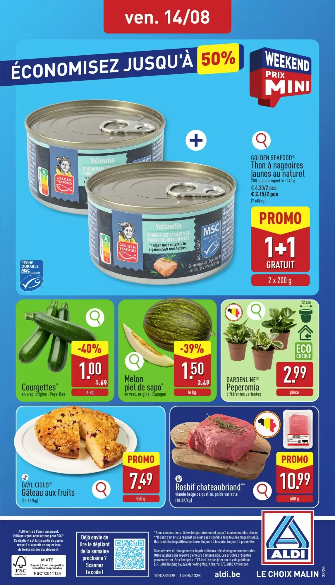 ALDI Dépliant du lun. 10/08 au ven. 14/08 van 10 augustus tot 14 augustus 2026 - folder pagina 31