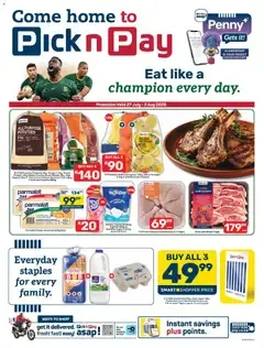 Pick n Pay Specials 27/07/2026 + Liquor catalogue this week from 27 July to 2 August 2026 - Catalogue Page 1