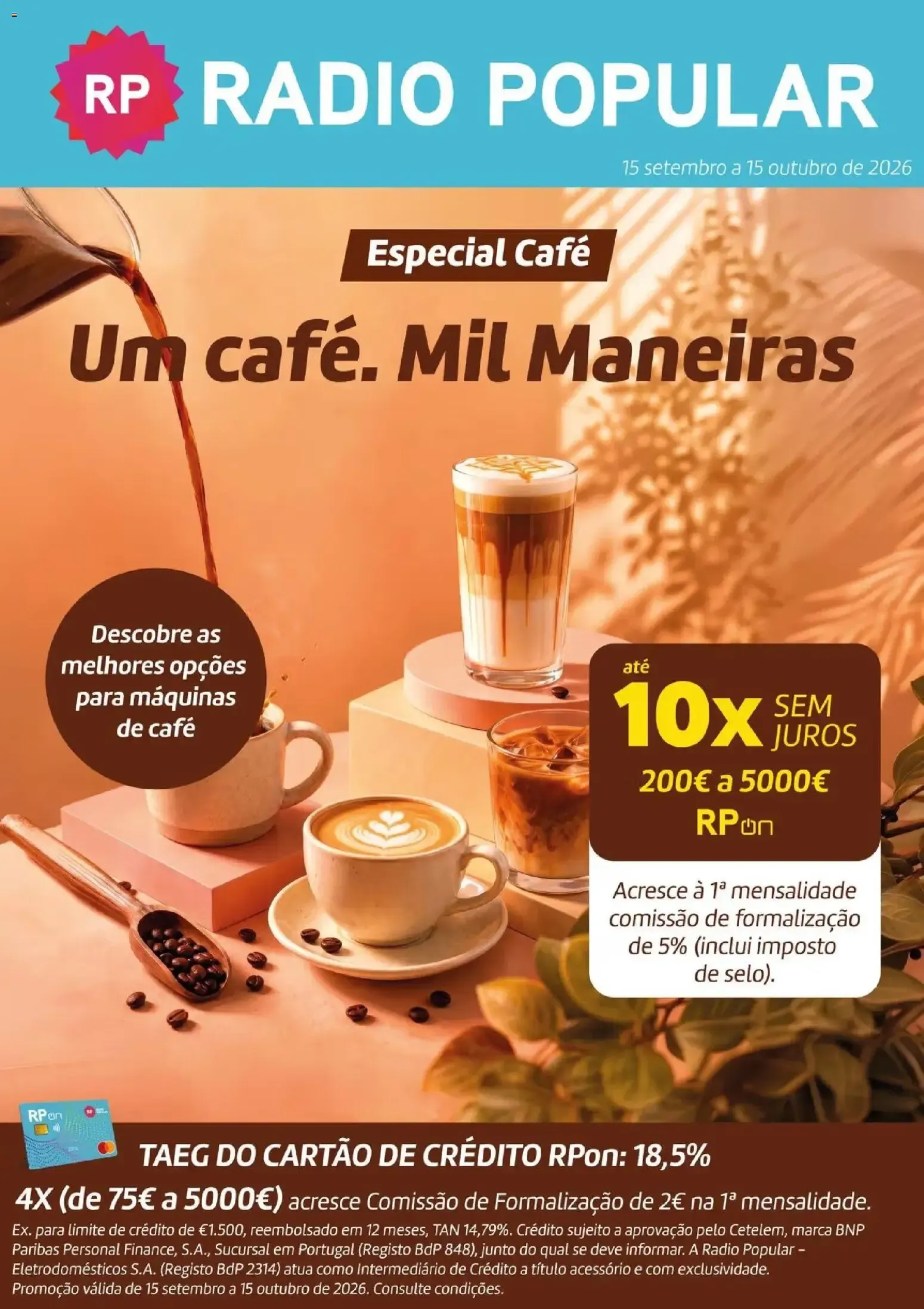 Folheto Radio Popular Especial Café » de 15/09/2026 - 15/10/2026 de 15 de setembro até 15 de outubro 2026 - Pagina 1
