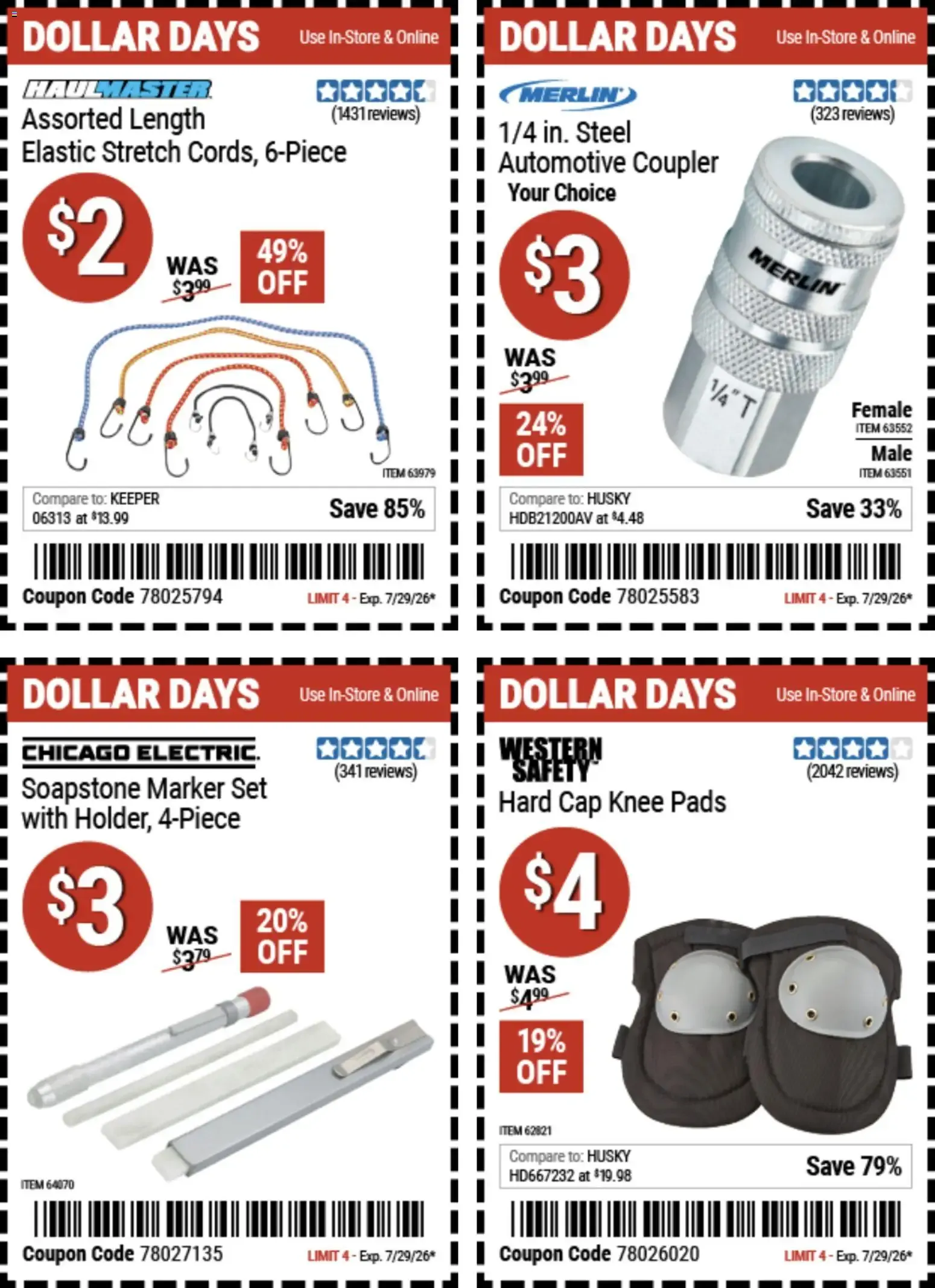 Weekly ad Harbor Freight Dollar Days (07/16 - 07/29 2026) - Flyer from July 16 to July 29 2026 - Page 2