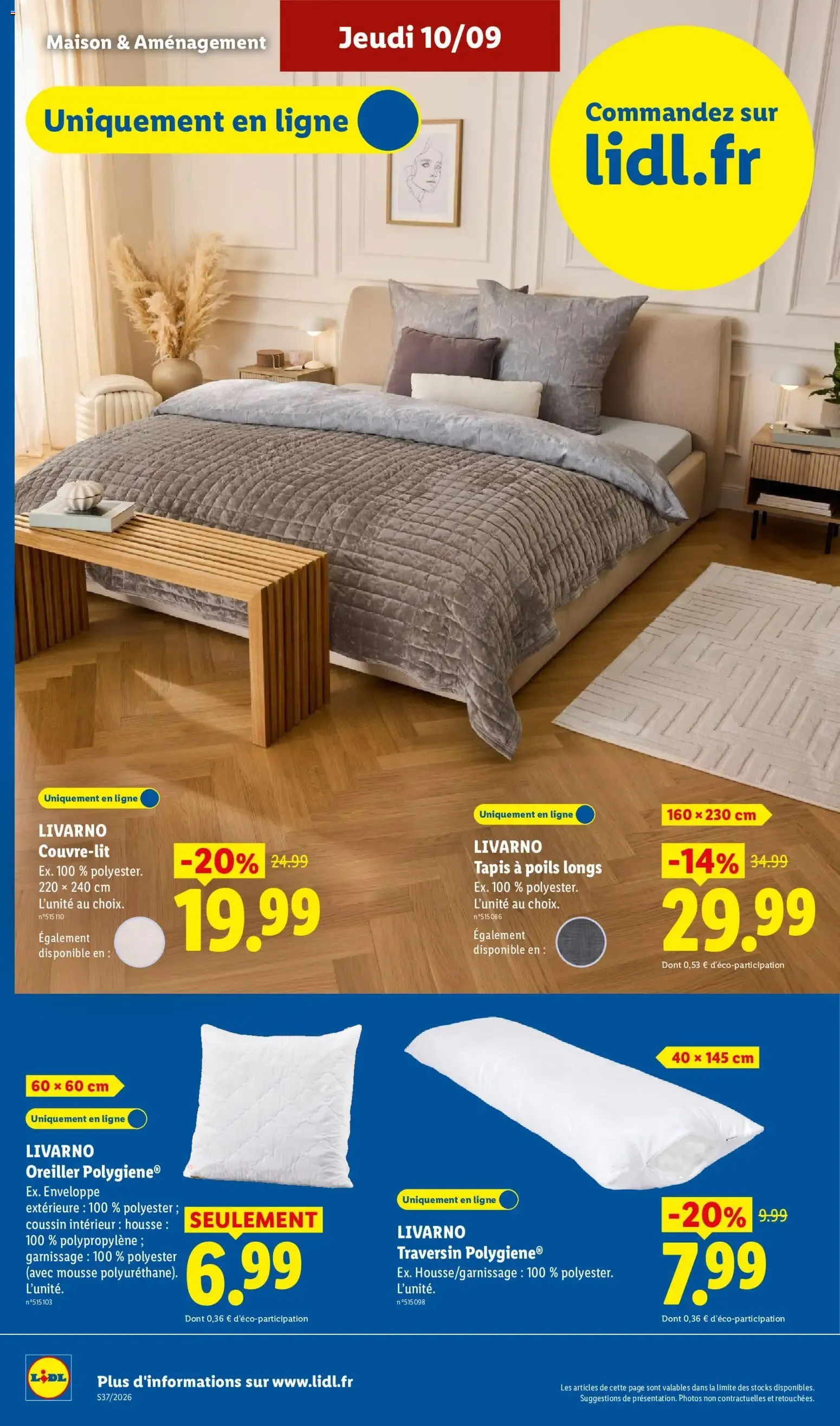 Catalogue LIDL du 07/09/2026 | Promo prospectus en ligne du 7 septembre au 10 septembre 2026 - Catalogue page 12