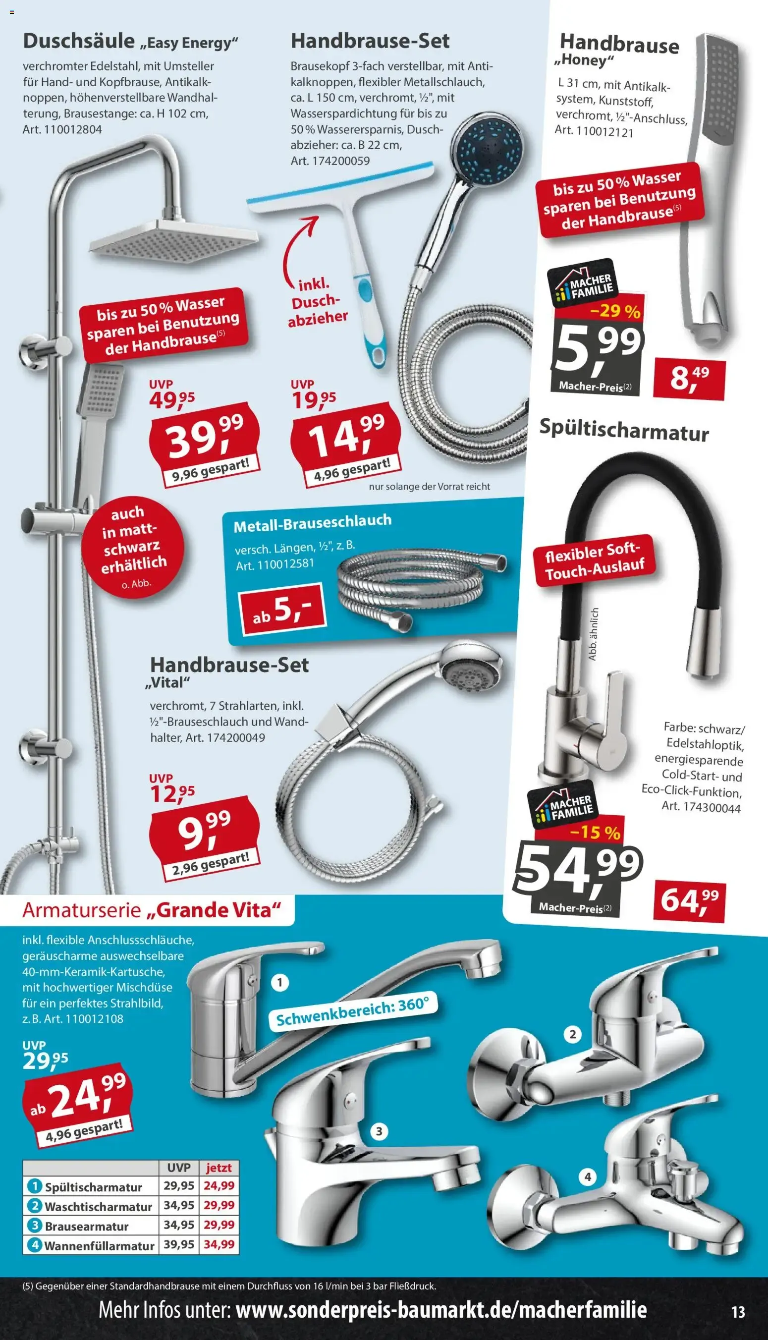 Sonderpreis Baumarkt Prospekt (ab 03.10.2026) zum Blättern von 3. Oktober bis 9. Oktober 2026 - Prospekt seite 13