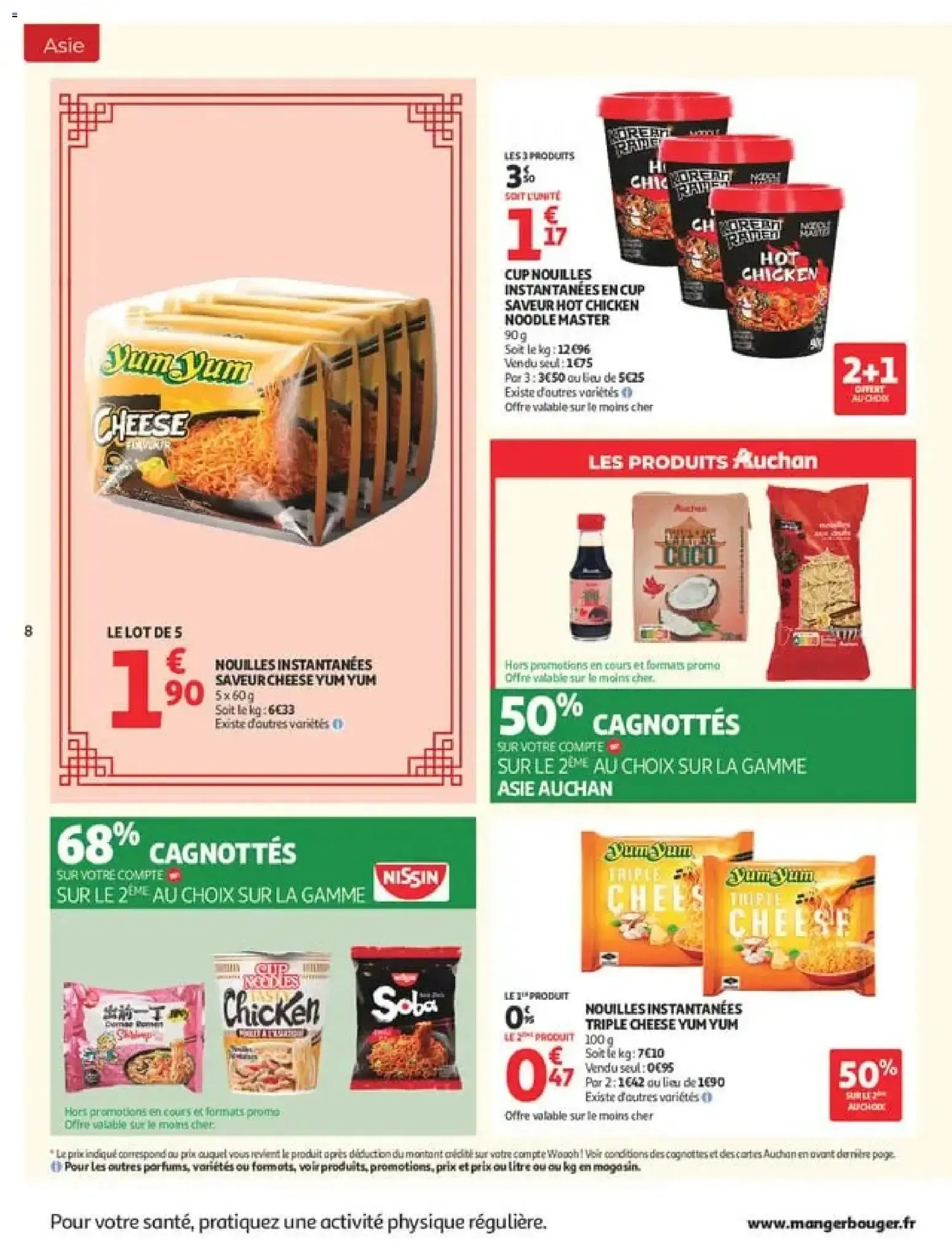 Auchan Saveurs d'Asie hypers à partir du 22/09/2026 - promo en ligne du 22 septembre au 4 octobre 2026 - Catalogue page 8