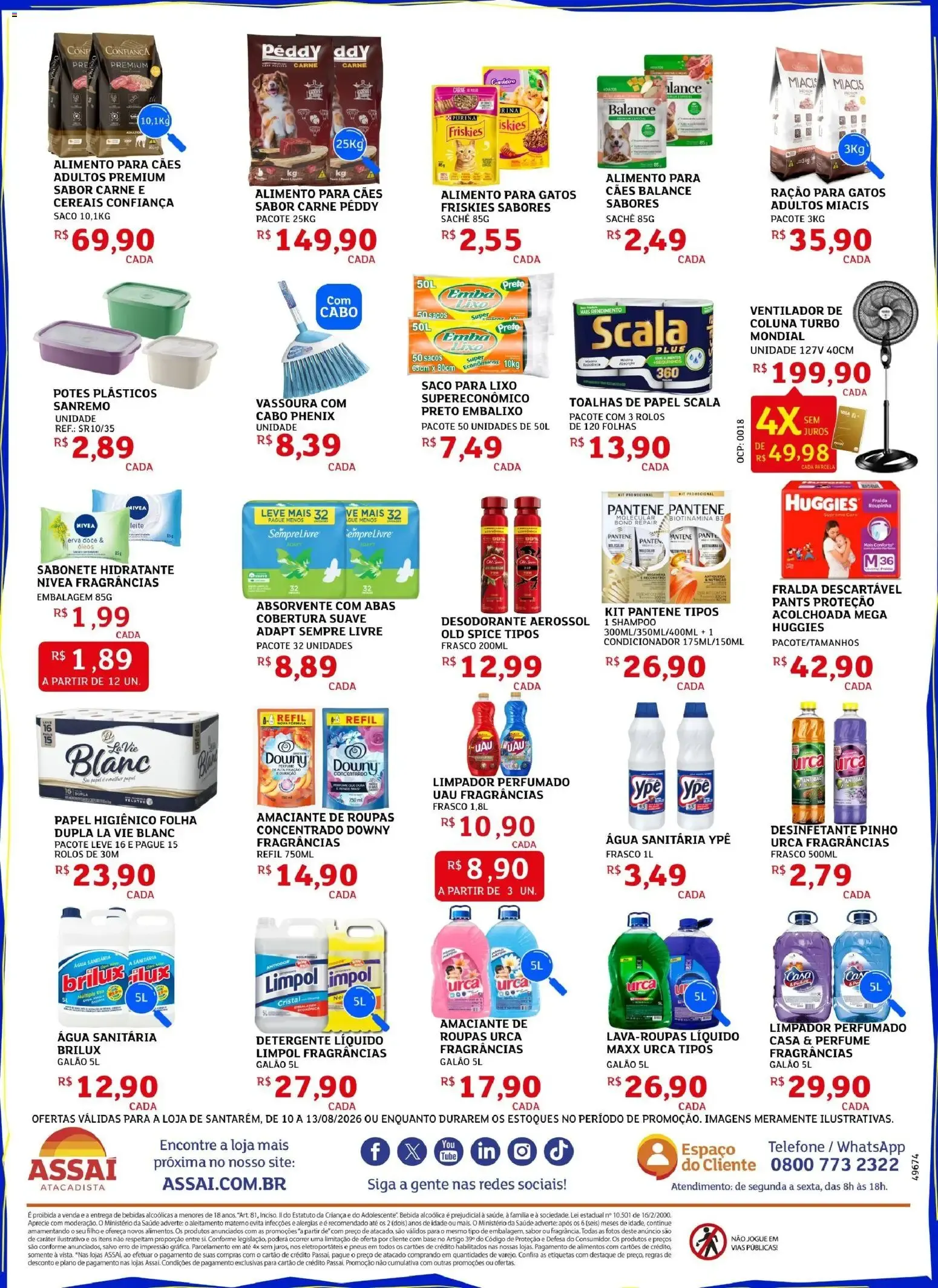 Encarte de Assaí Atacadista ofertas - PA de 10/08/2026 | Promoções Online 10 de agosto até 13 de agosto 2026 - Pagina 4