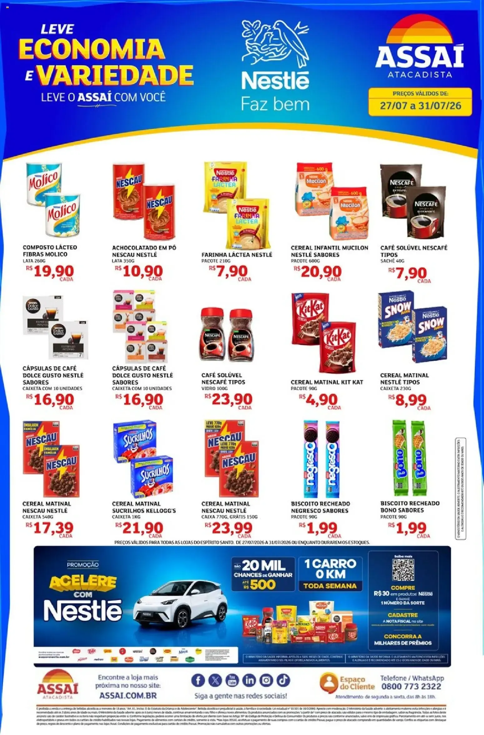 Encarte de Assaí Atacadista ofertas - ES de 27/07/2026 | Promoções Online 27 de julho até 31 de julho 2026 - Pagina 1